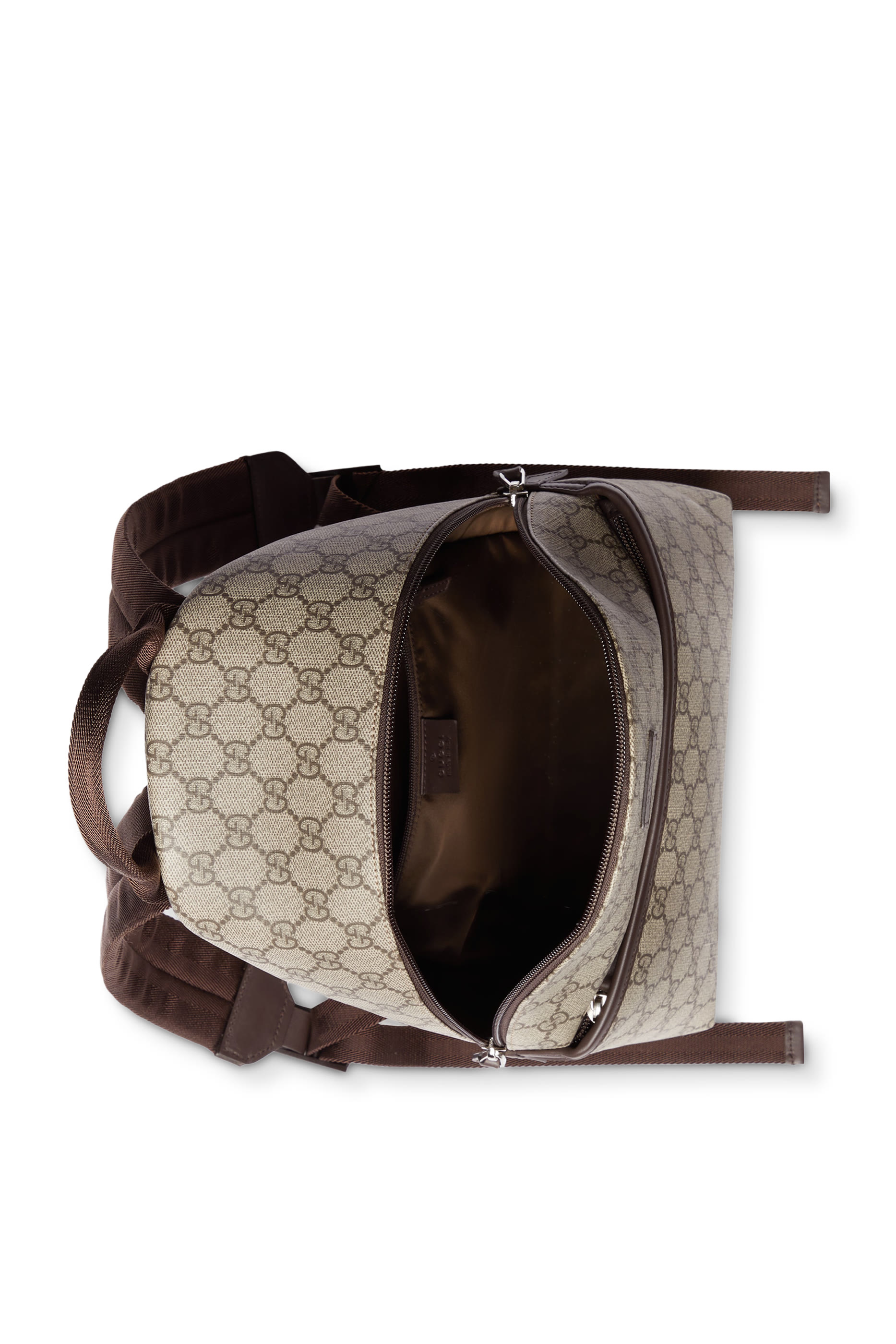 حقيبة ظهر بشعار الماركة مزدوج للأطفال