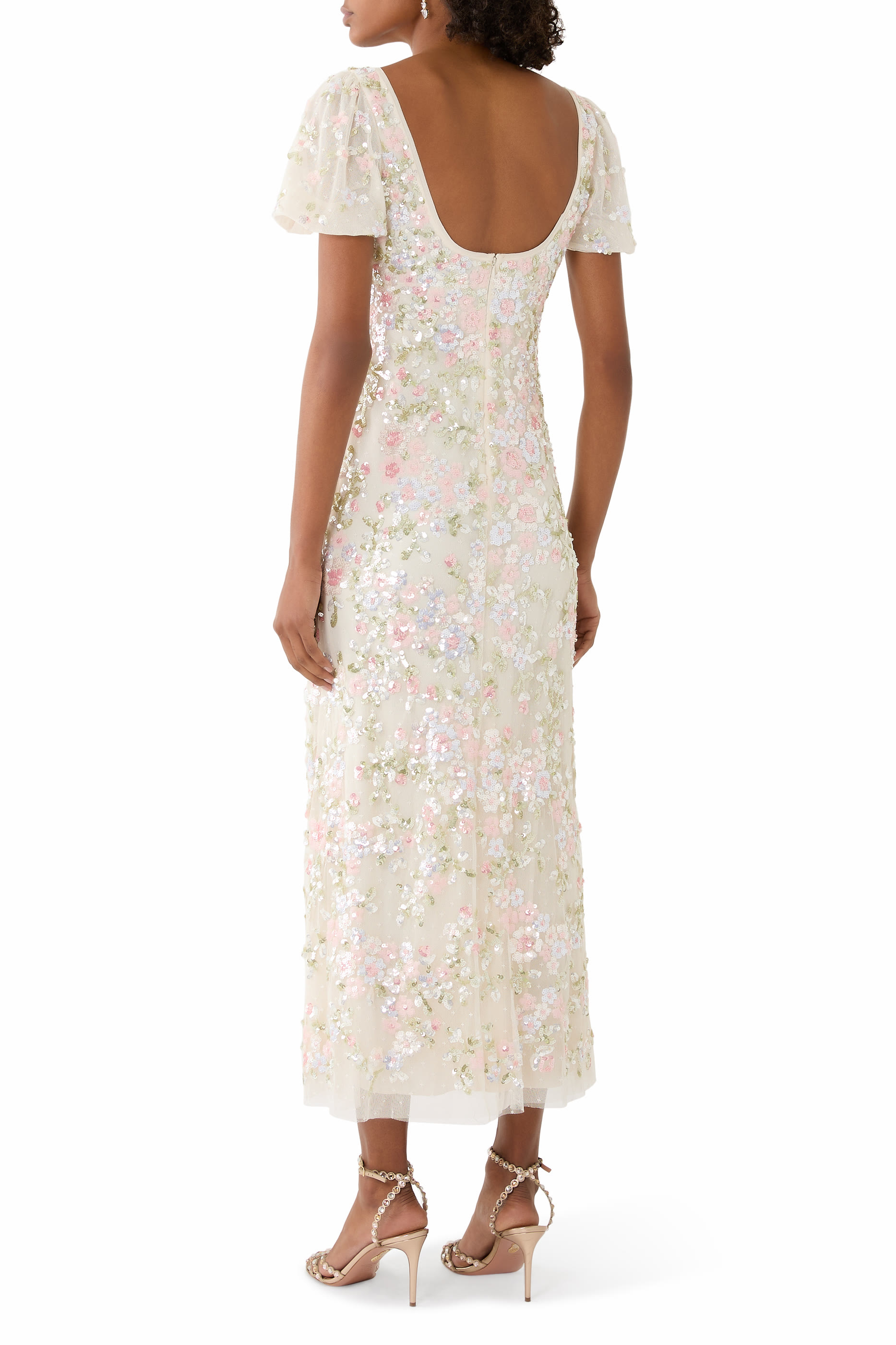 فستان سهرة دريم جارلاند مطرز بترتر