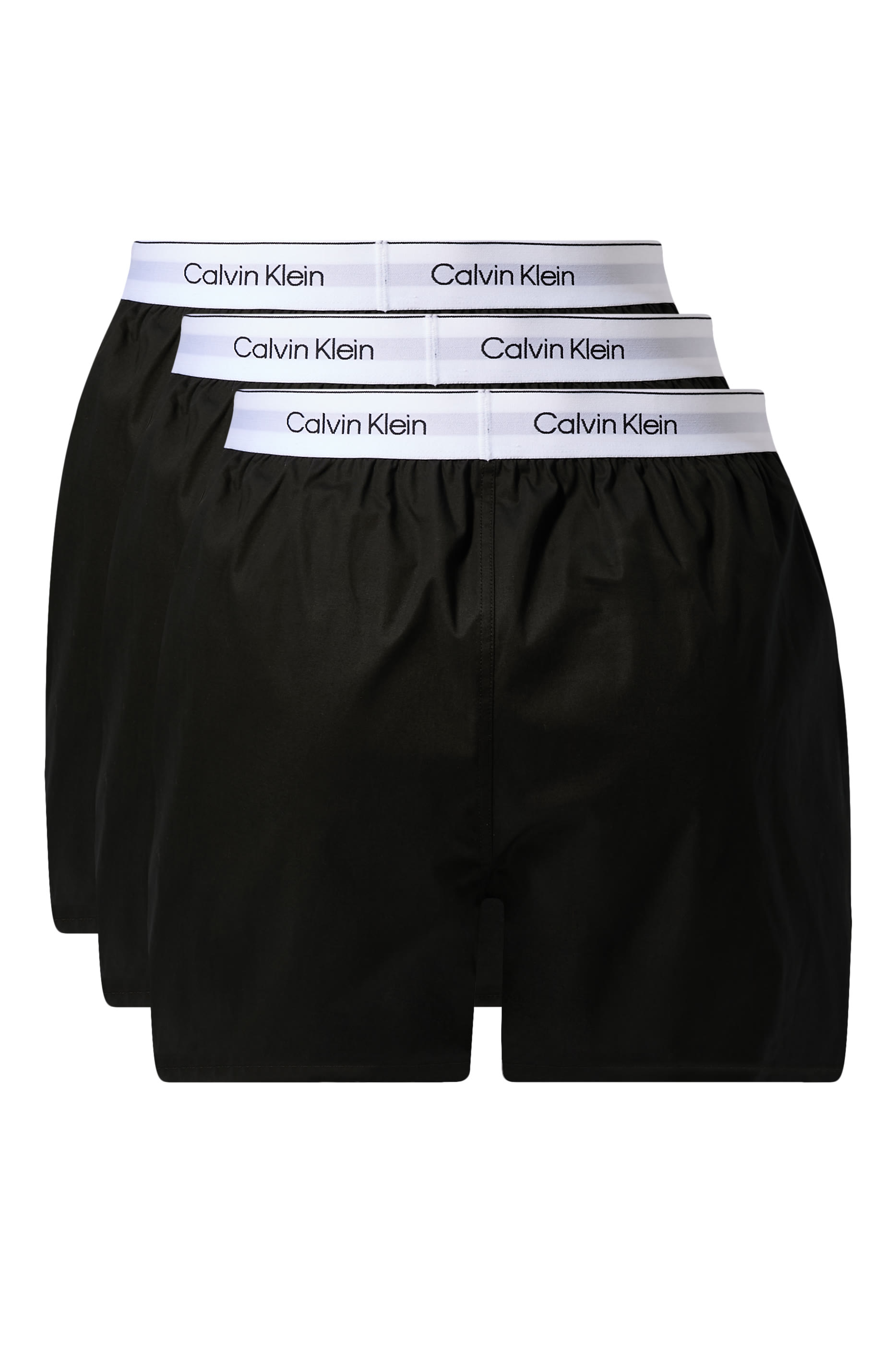 طقم بوكسر بقصة ضيقة وشعار الماركة، 3 قطع