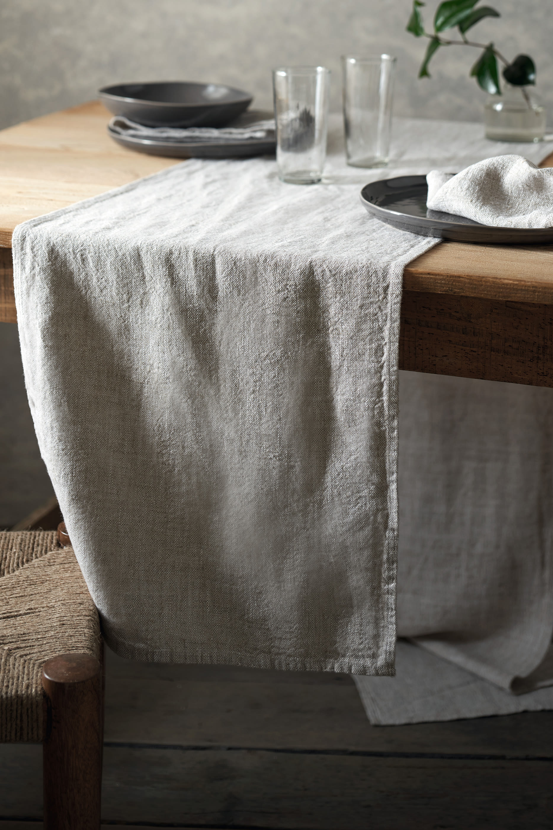 مفرش راستيك كتان