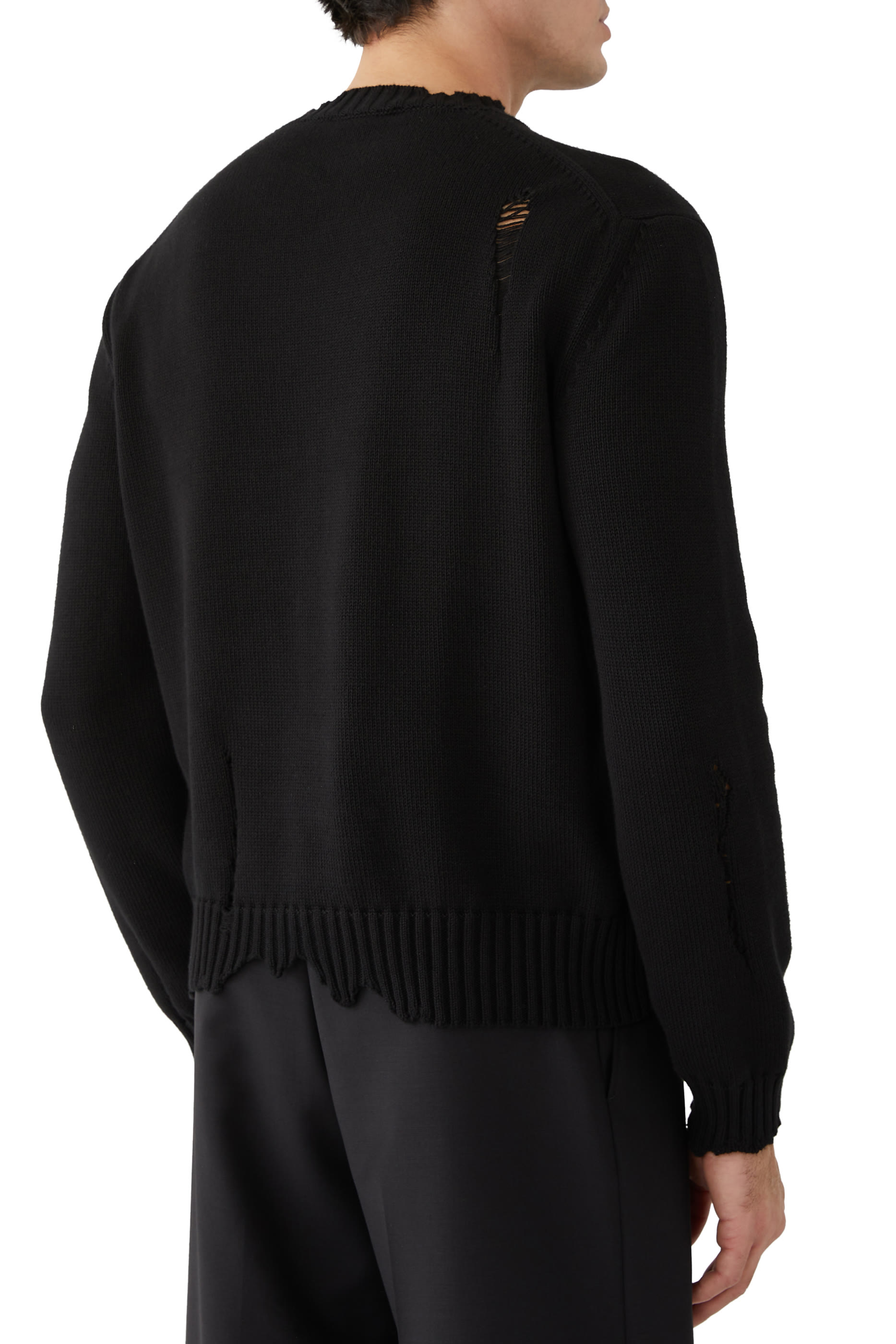 كارديغان بتصميم ممزق على شكل جمجمة