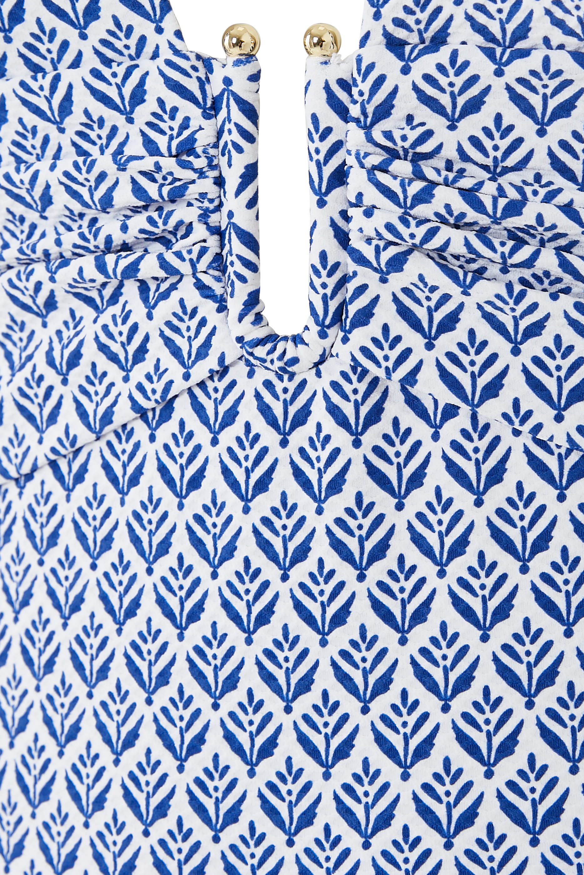 بدلة سباحة كاب كود برباط حول العنق وحلية على شكل حرف U