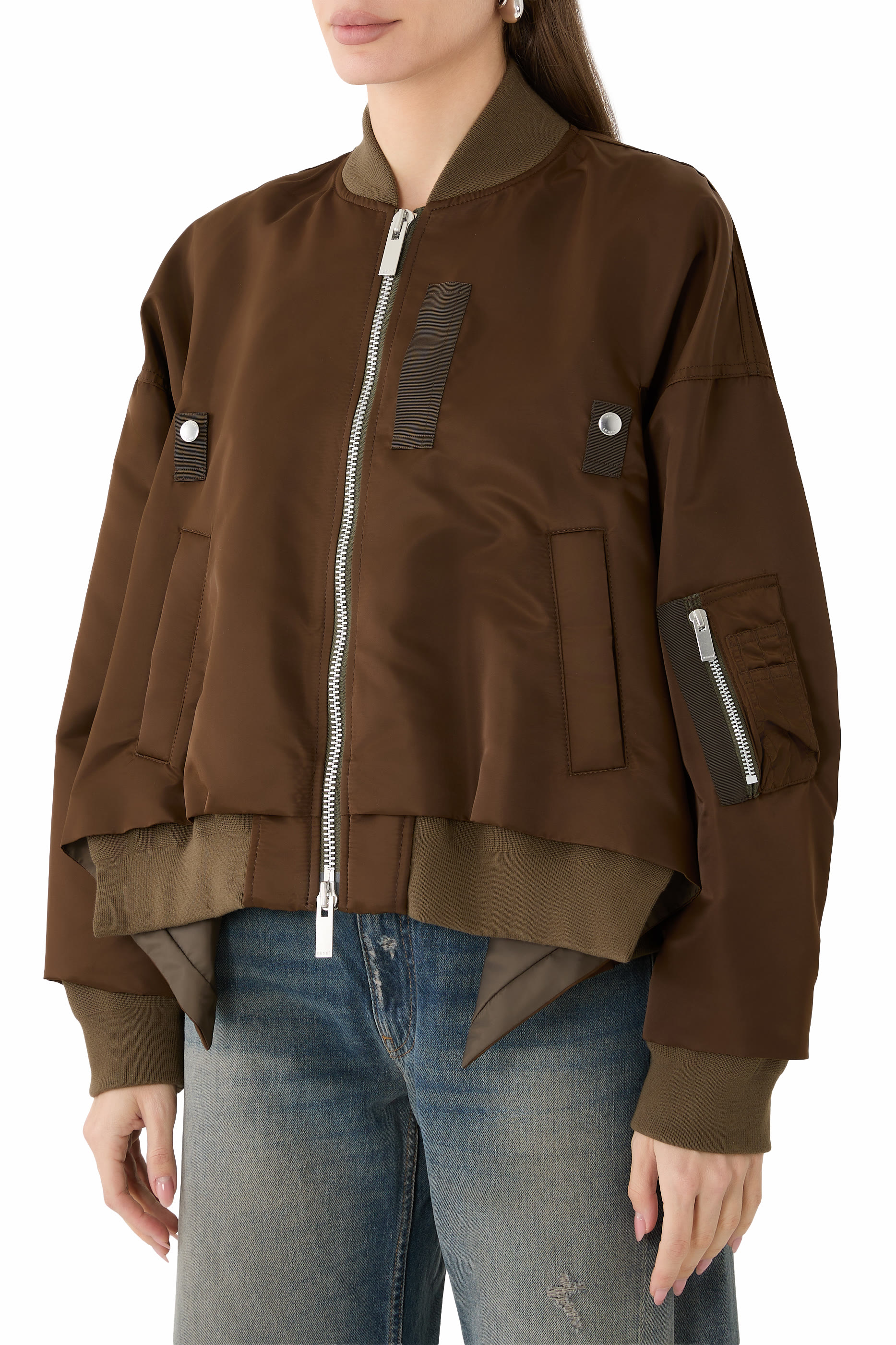 جاكيت بومبر نايلون تويل