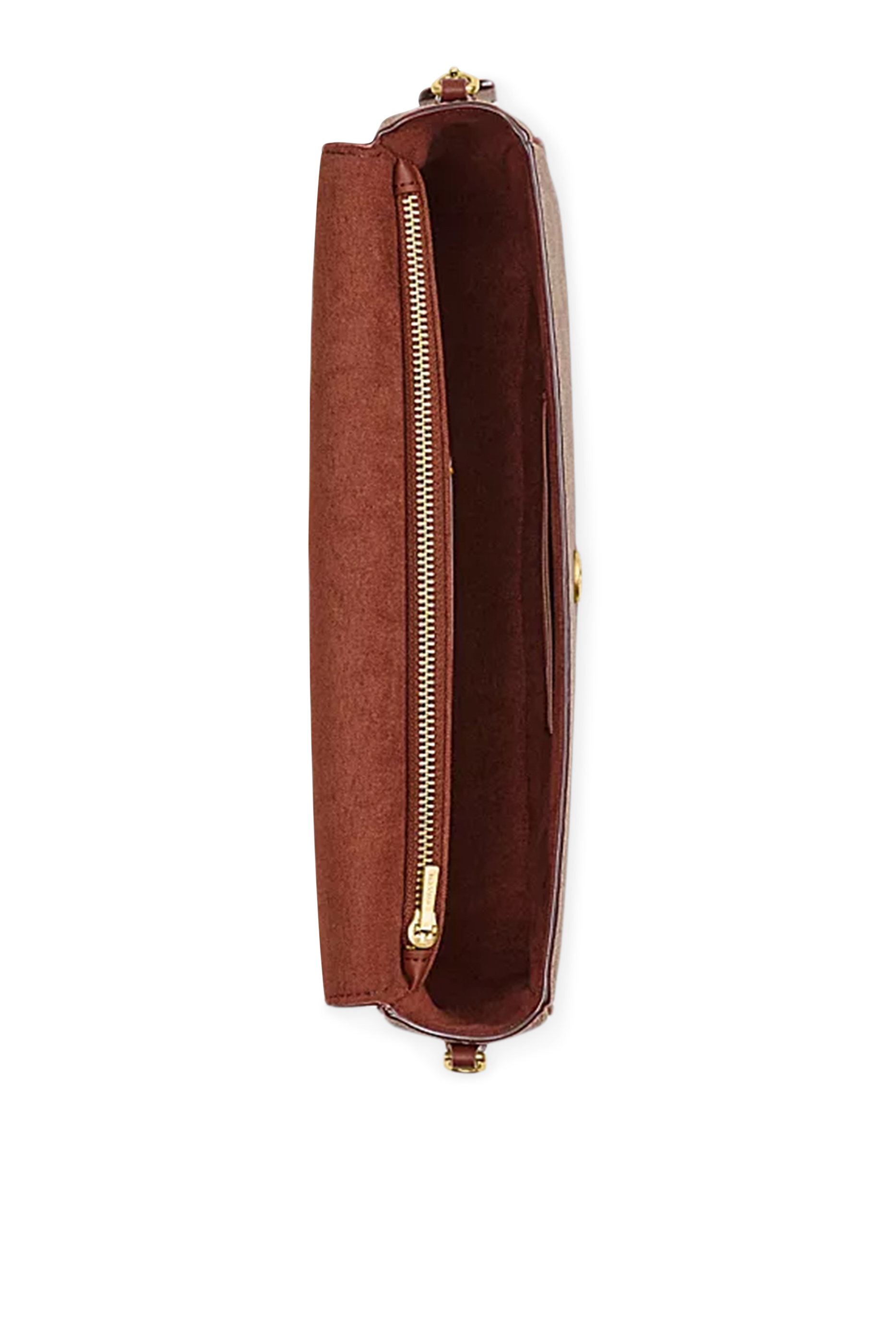 حقيبة بروك بغطاء قلاب قماش قنب