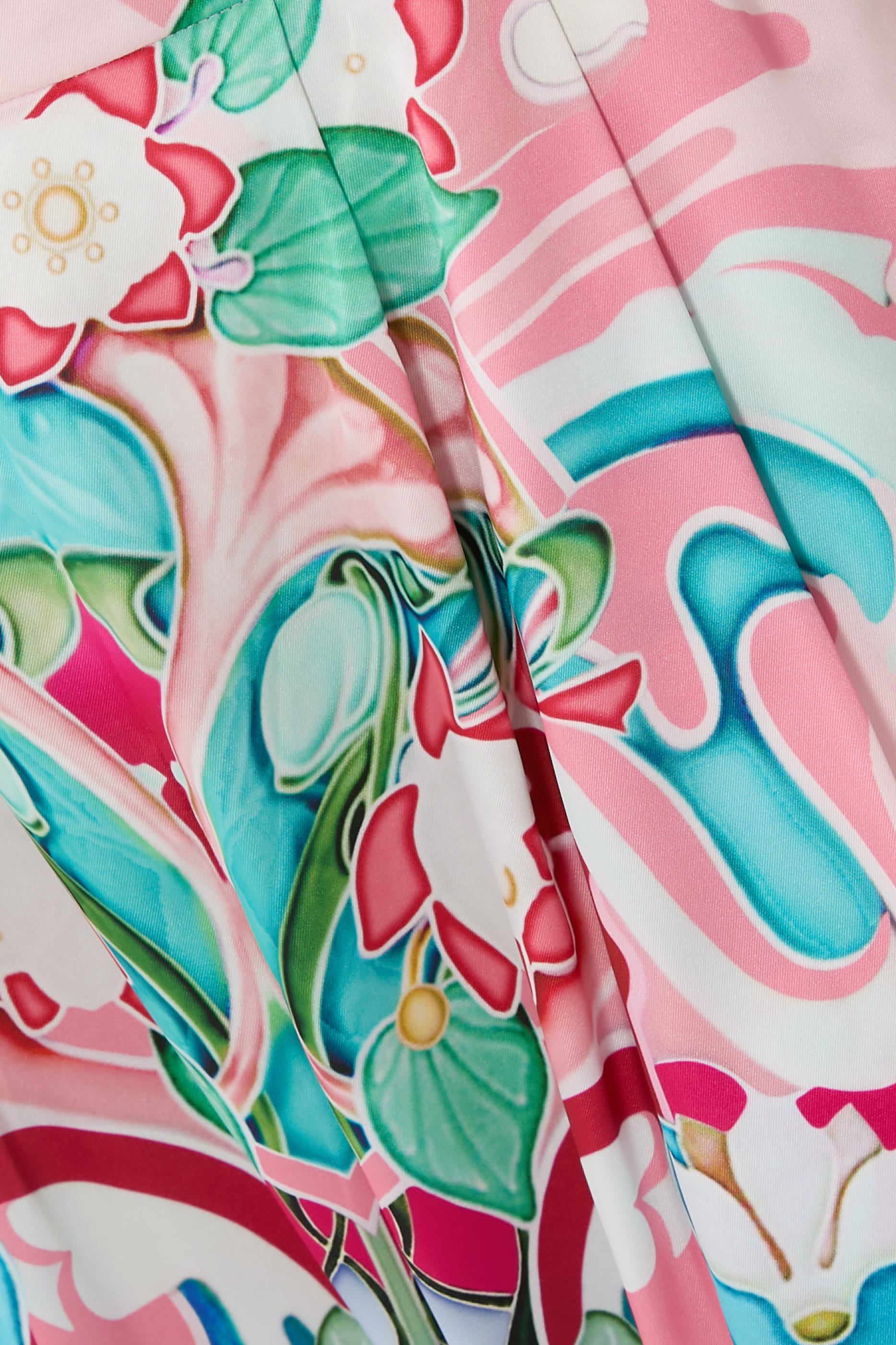 بنطال فارين بطبعات ساتان