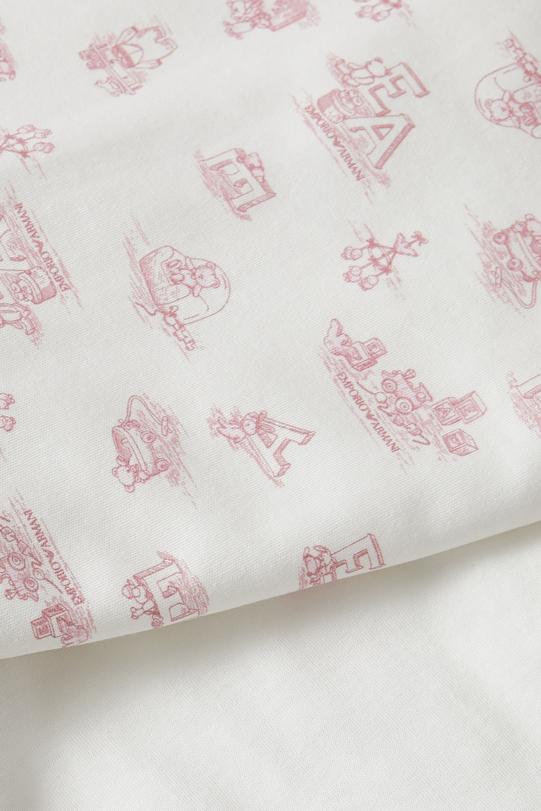 بطانية بنقشة شعار الماركة بحجم صغير للأطفال