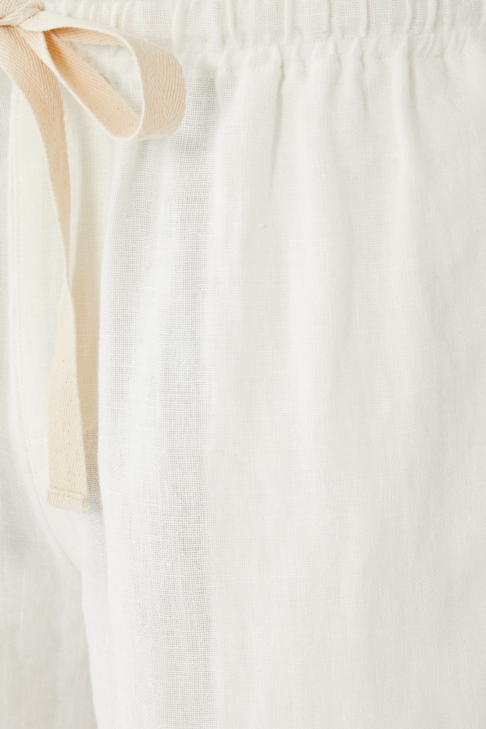 شورت كتان طويل