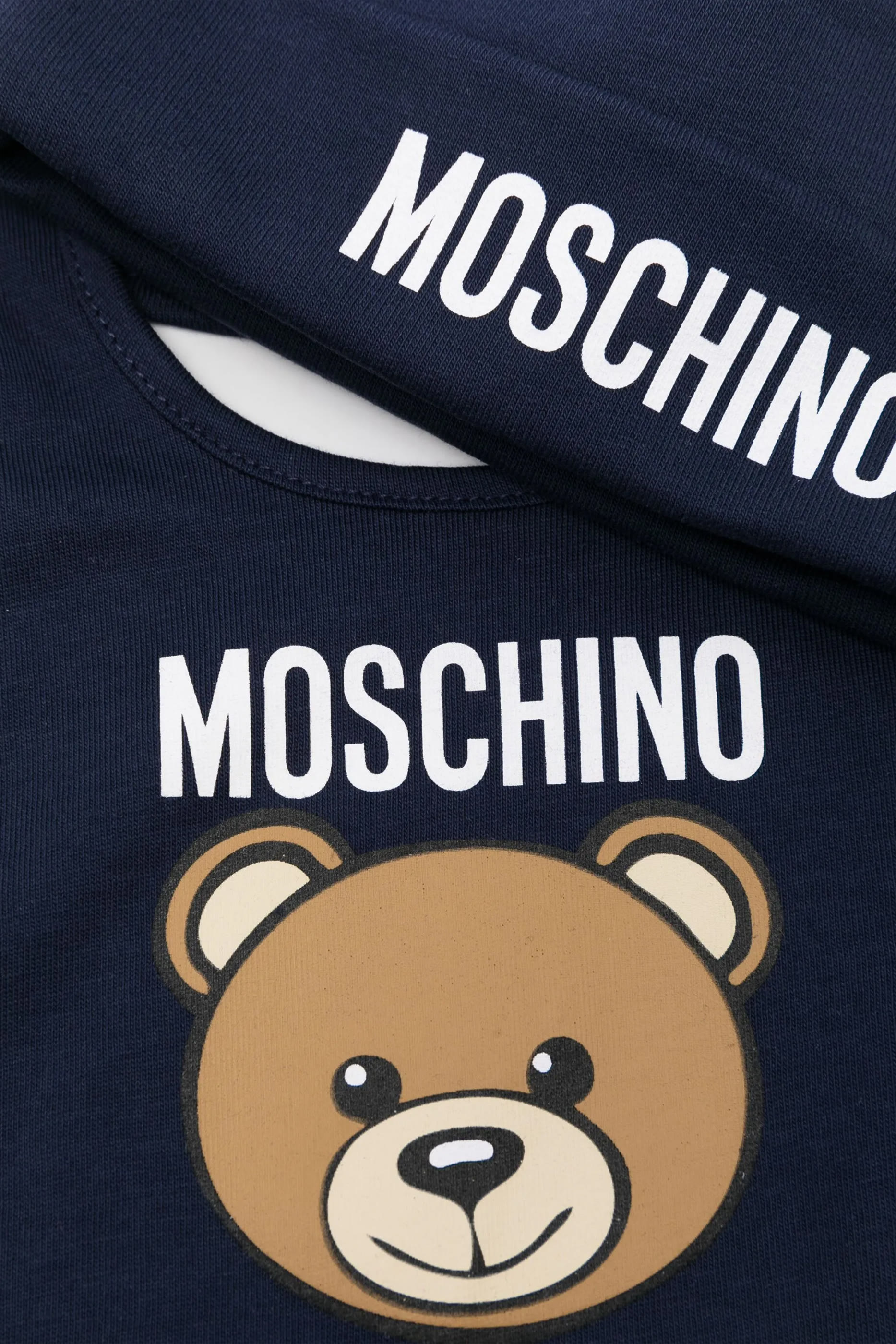 طقم قبعة ومريلة برقعة الدب تيدي للأطفال