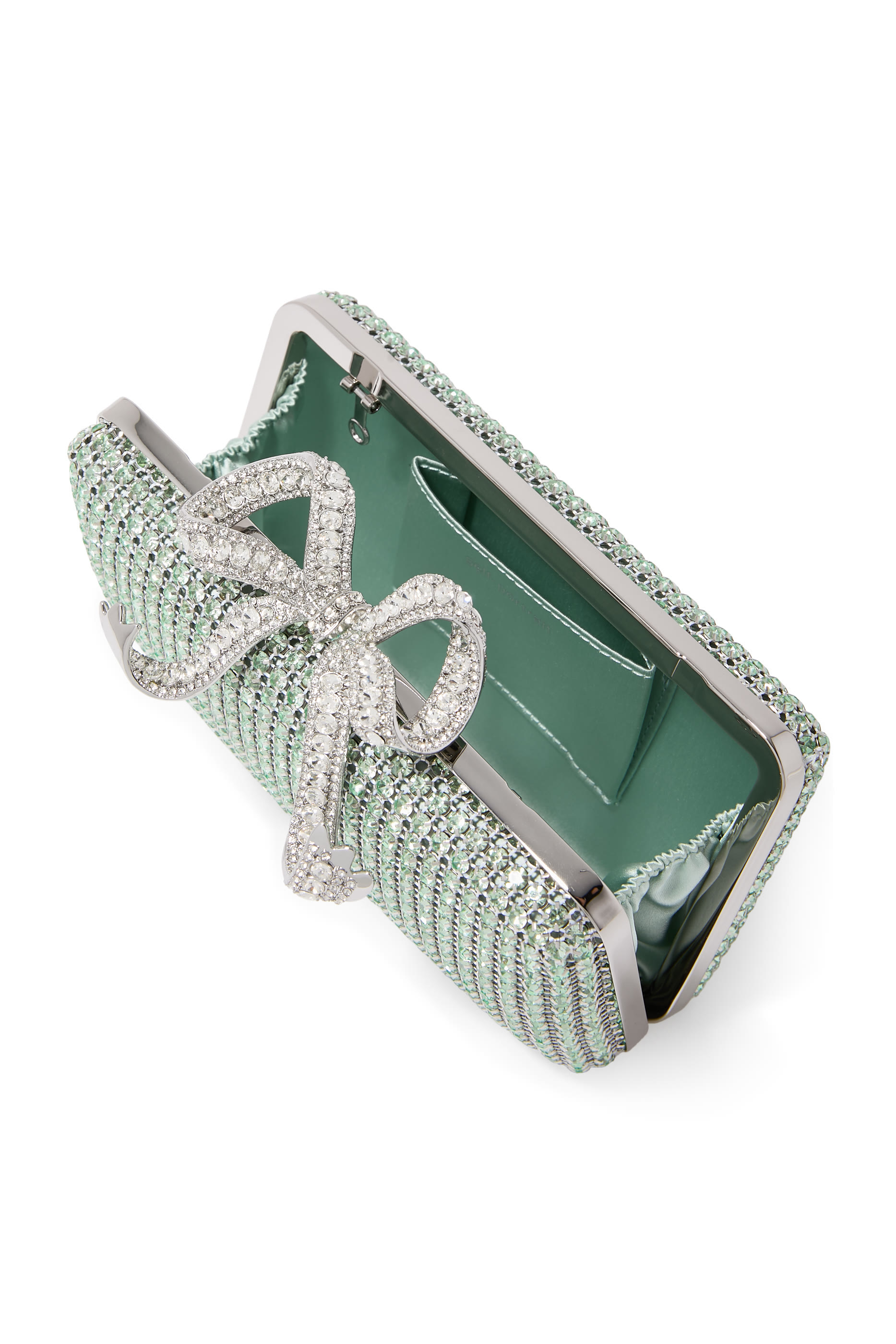 كلاتش مرصع بالكريستال بتصميم درع