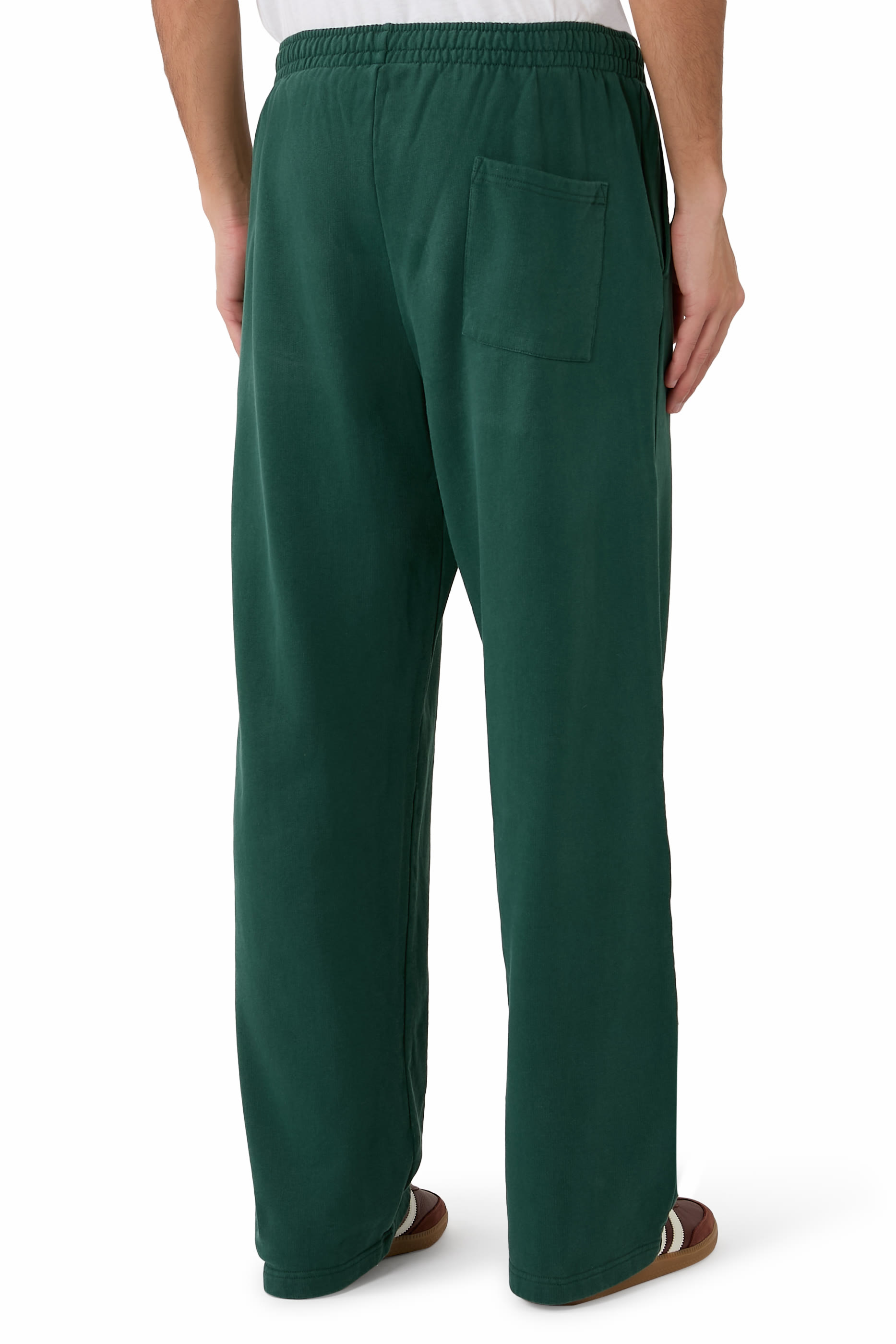 بنطال رياضي واسع مطرز بشعار نيويورك