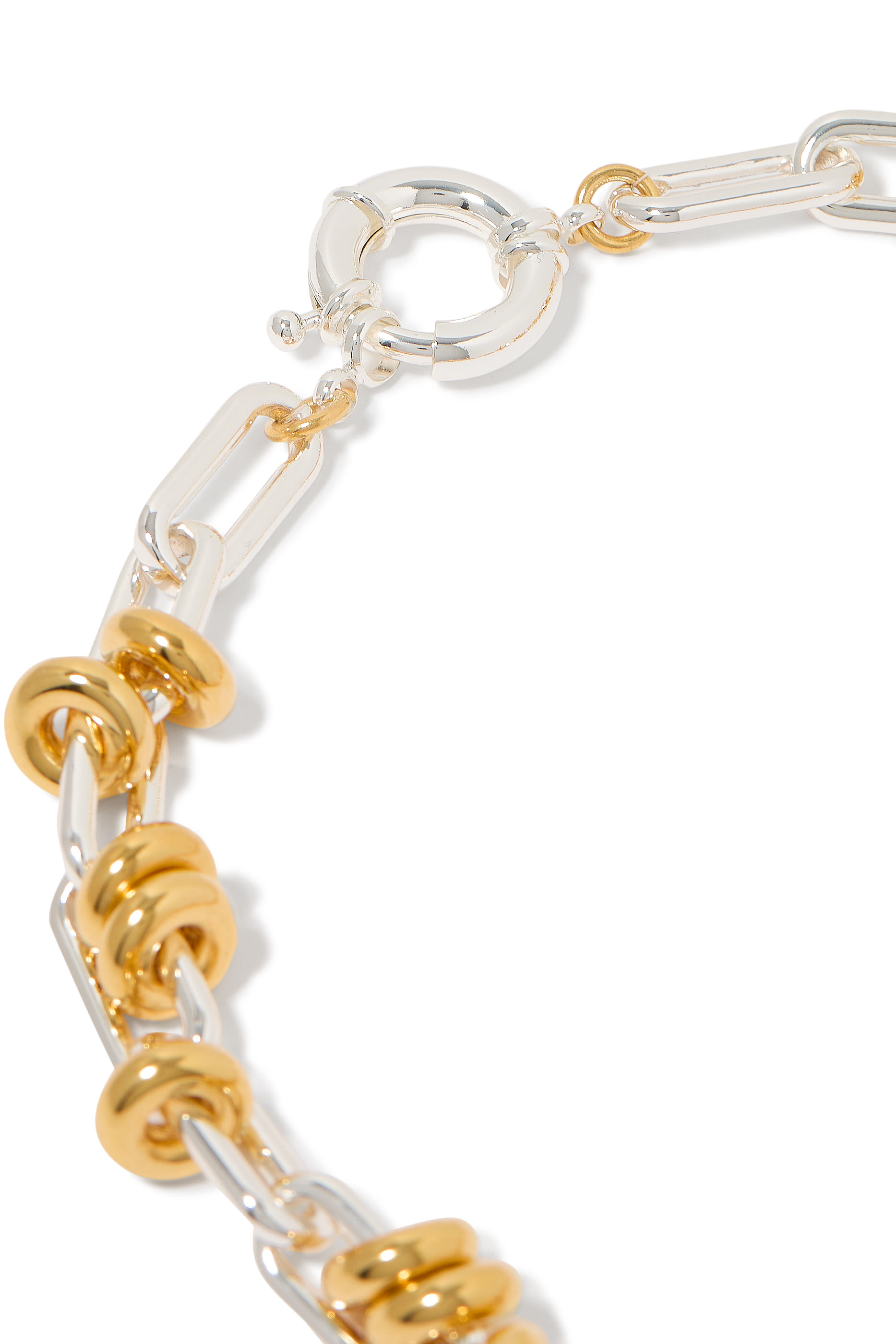 قلادة بعقد ولونين