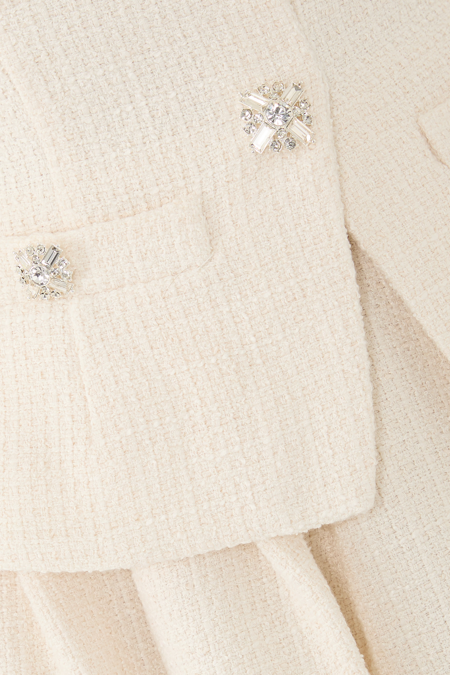 فستان قصير بوكليه بياقة 