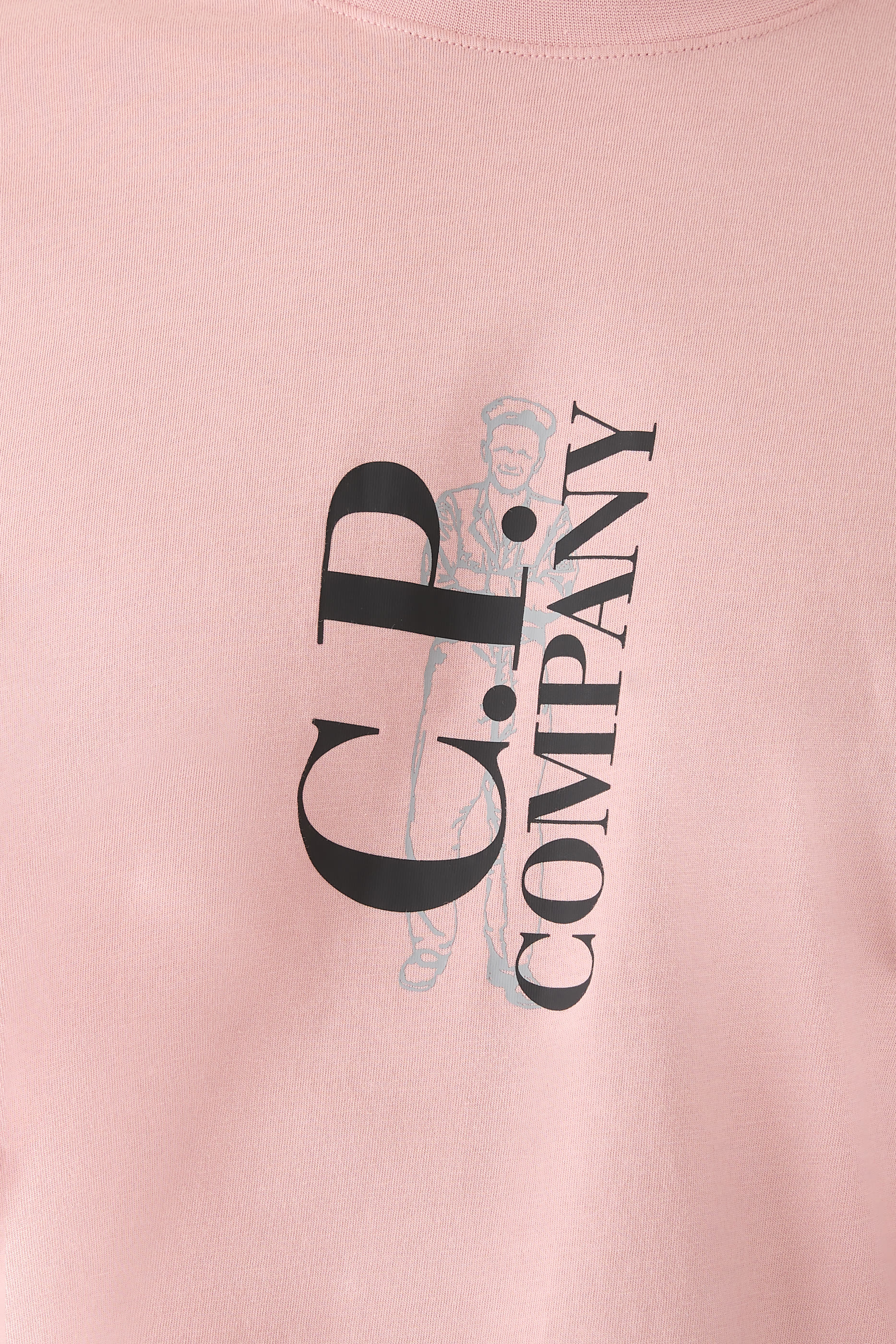 تيشيرت بشعار  الماركة عمودي 30/1 جيرسيه