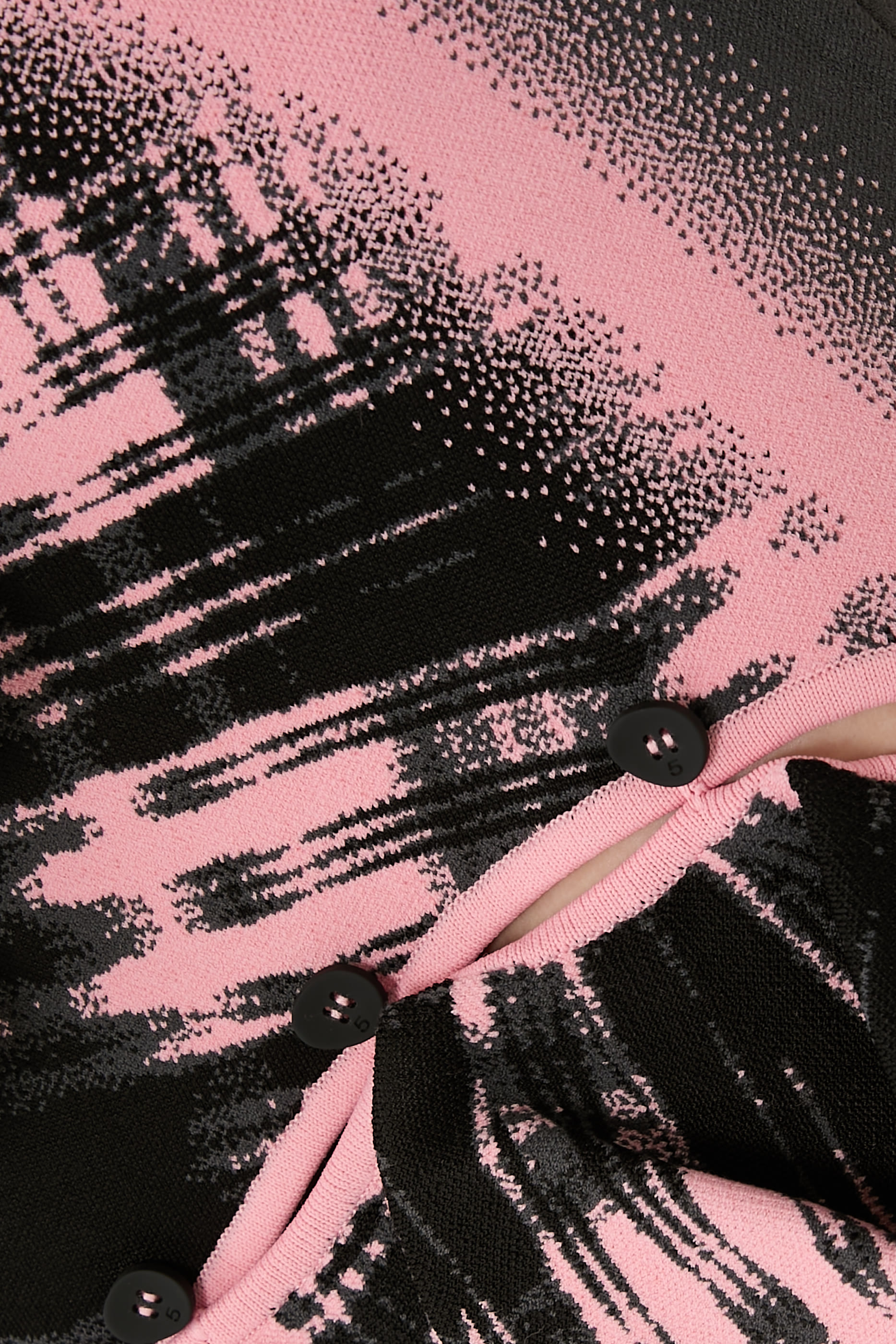 تنورة جارلين قصيرة  بحافة مموجة