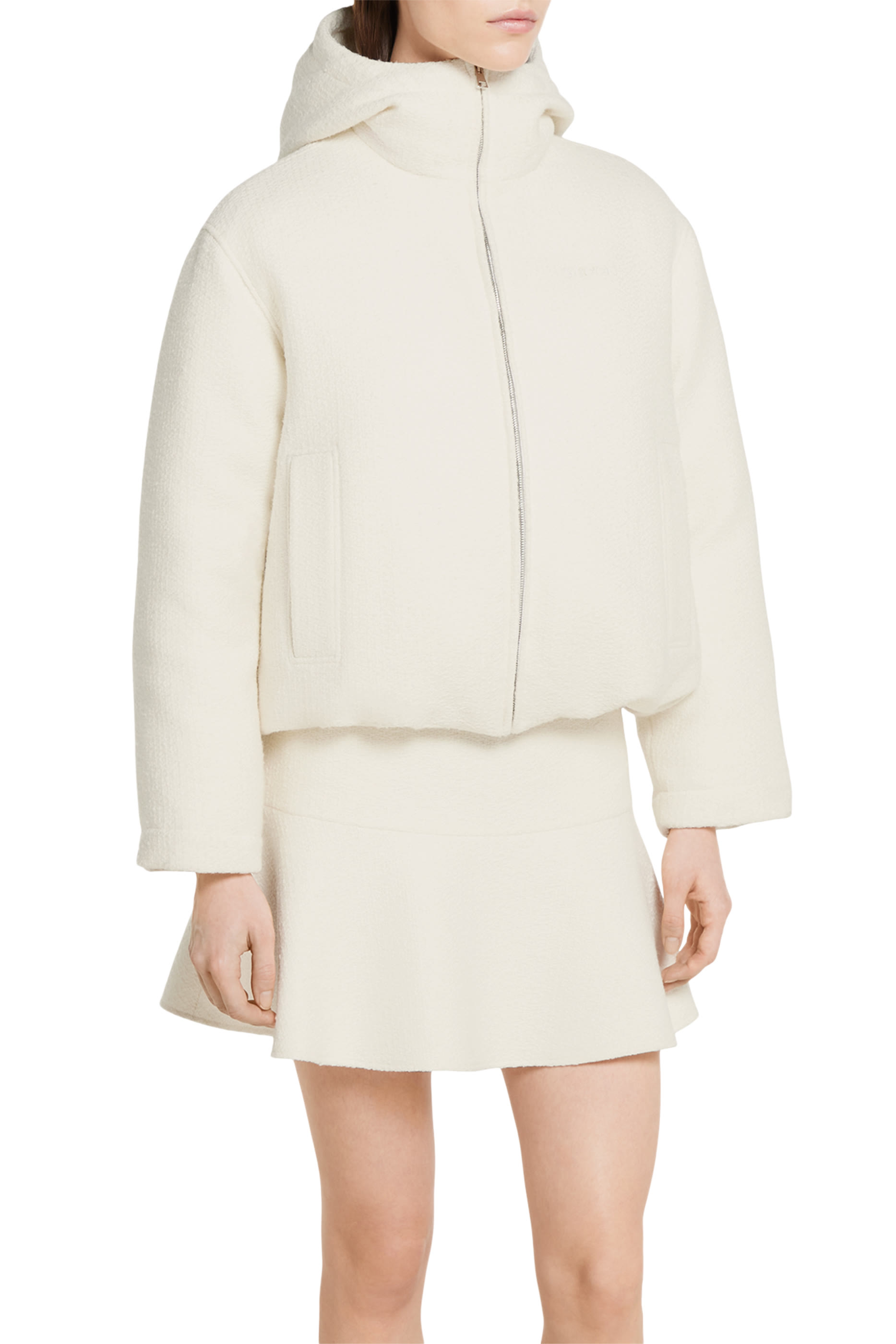 Logo Wool Bouclé Jacket