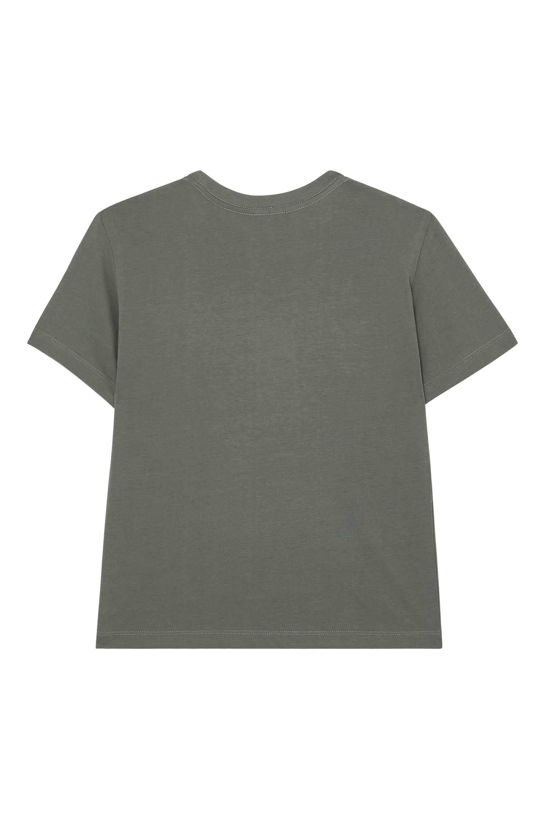 تيشيرت بياقة ضيقة قطن للأطفال