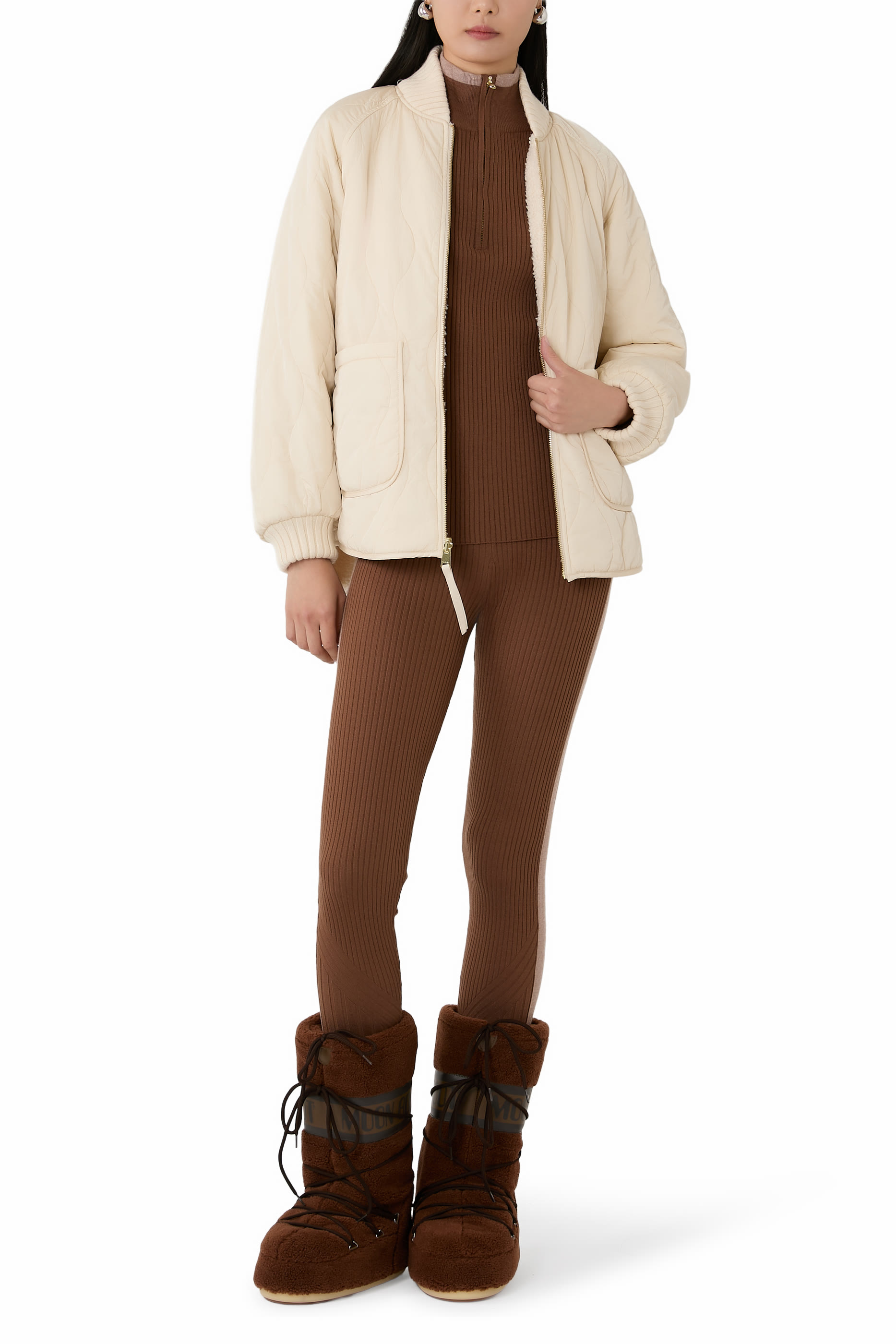 جاكيت سيرينا مبطن بتصميم وجهين