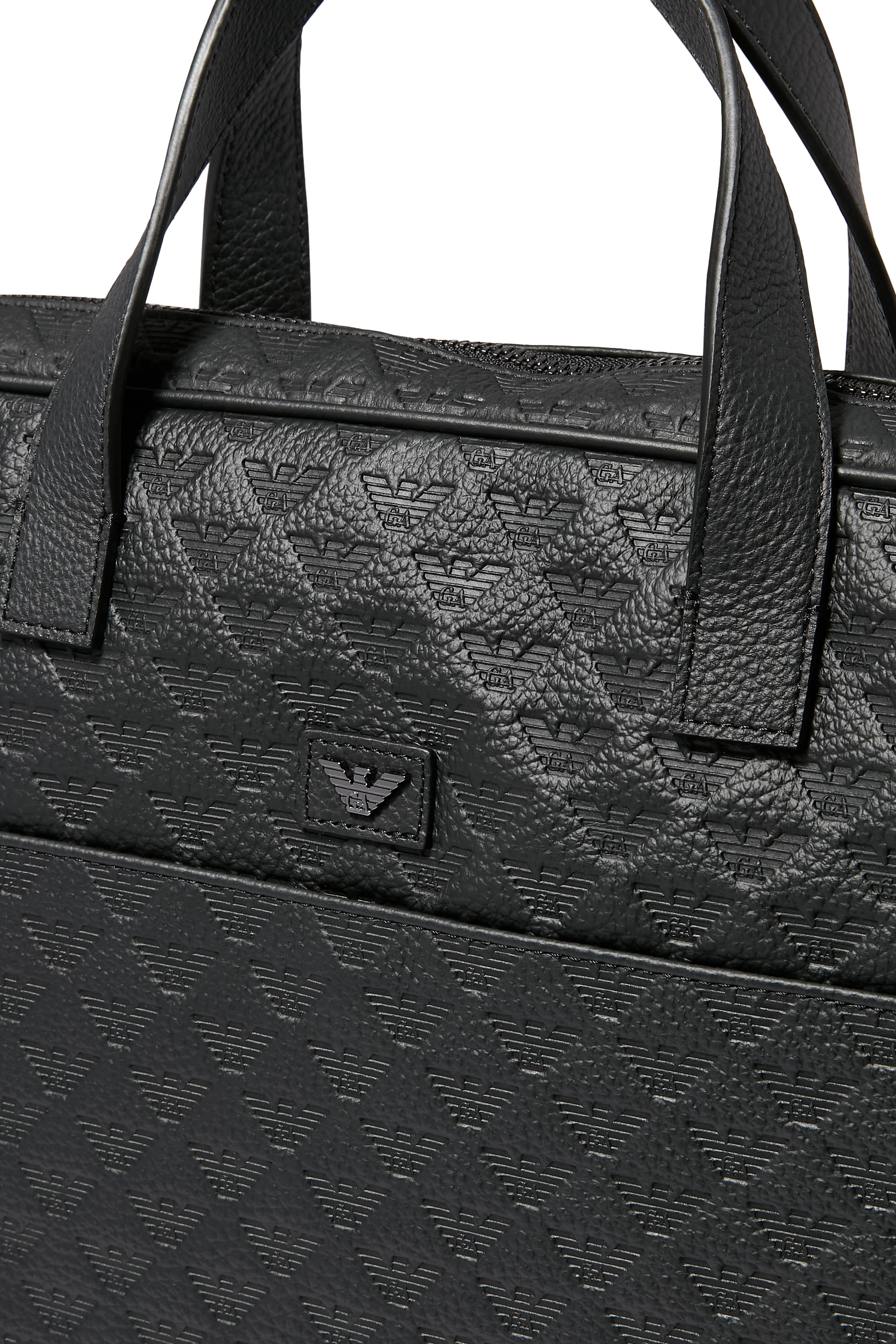 حقيبة عمل بنقشة شعار النسر