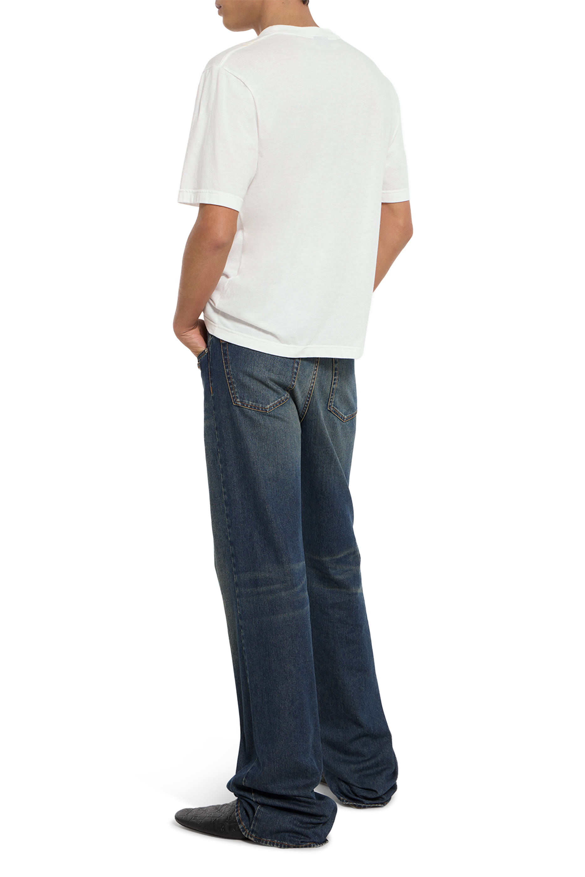 تيشيرت بتفاصيل ديفوريه قطن جيرسيه