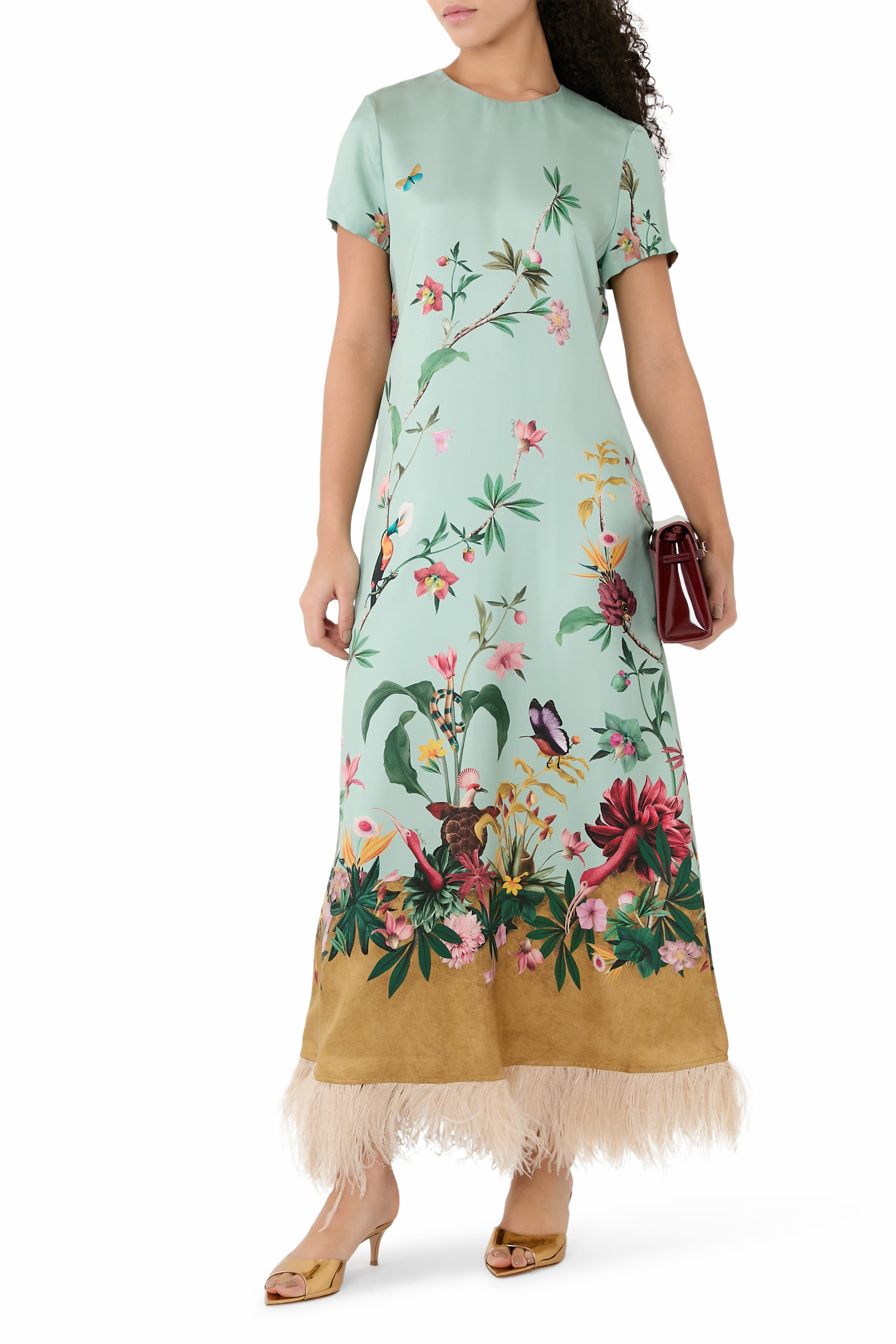 حذاء إيل مفتوح من الخلف 55 جلد لامع 