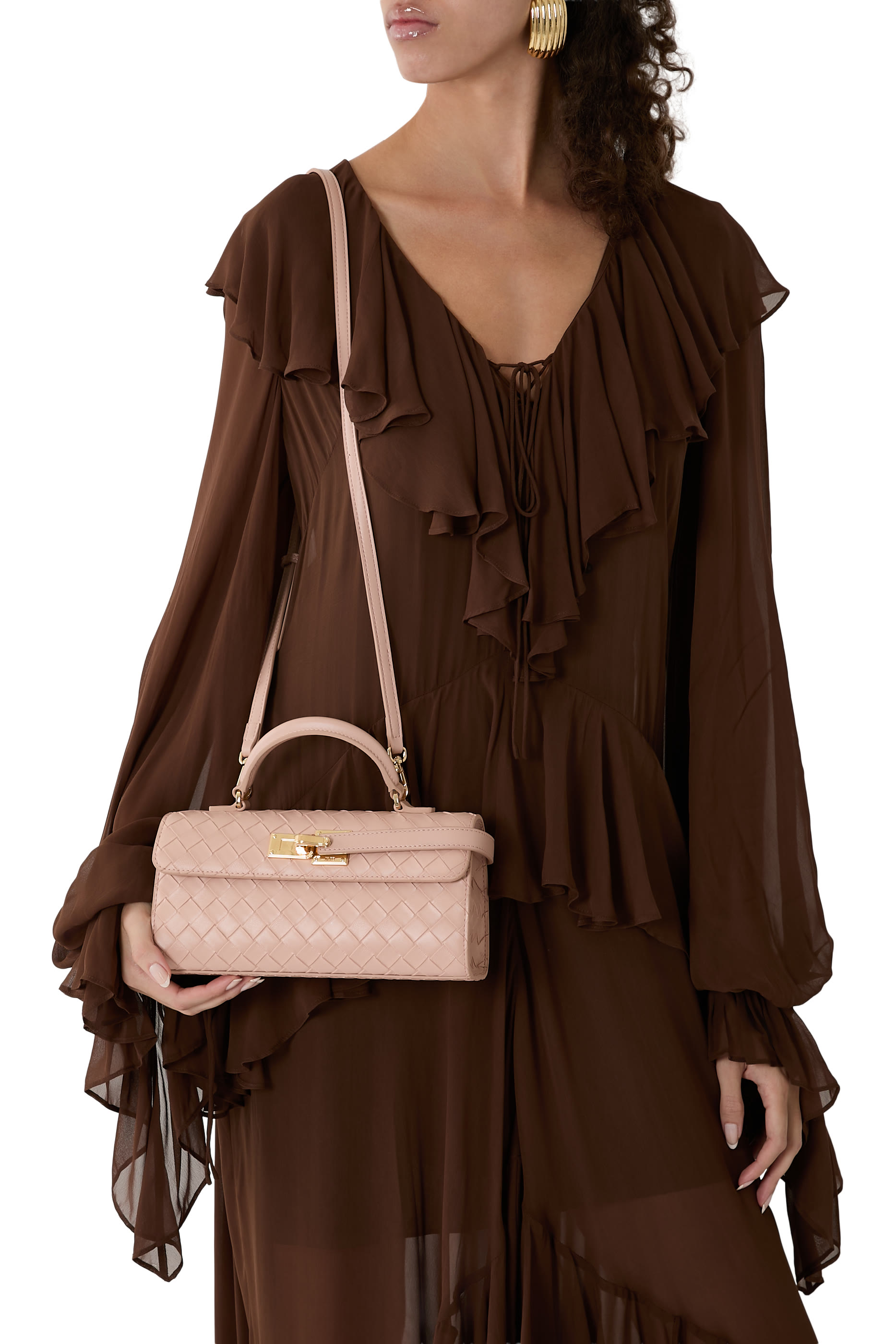 حقيبة كيلا بيد علوية وتصميم مجدول