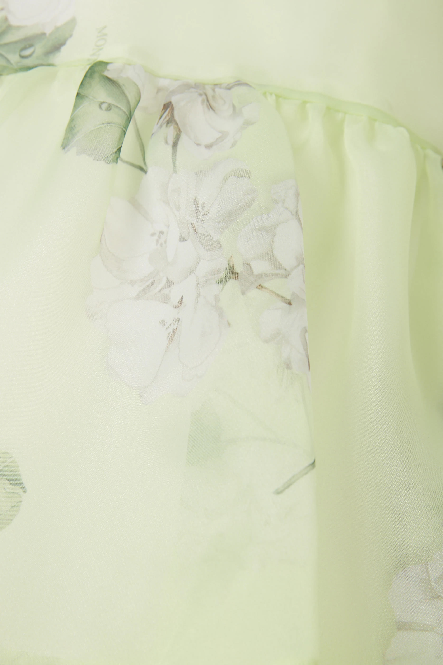 فستان مزين بزهور أورجانزا للأطفال