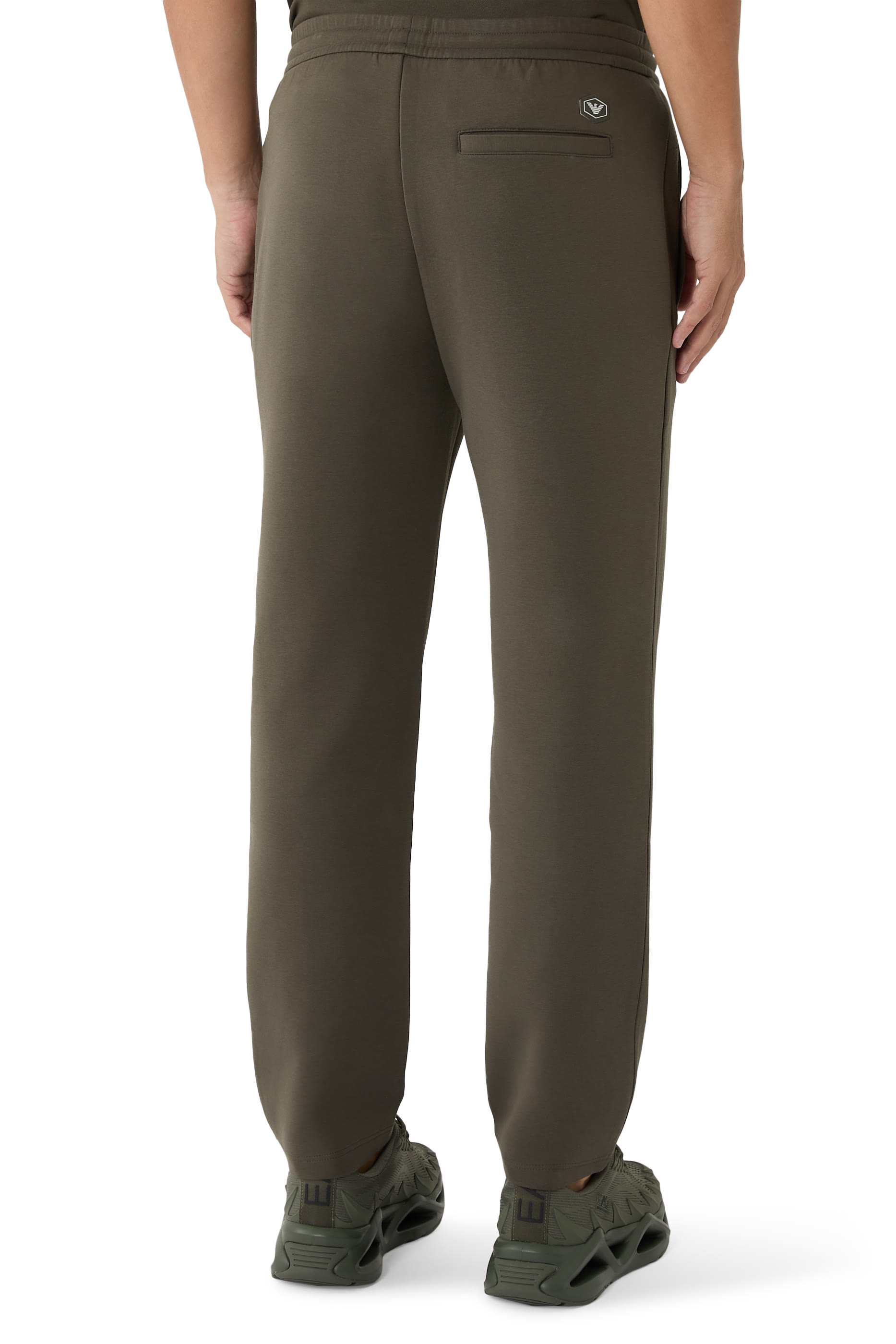 بنطال رياضي بشعار الماركة بحجم صغير جيرسيه مزدوج