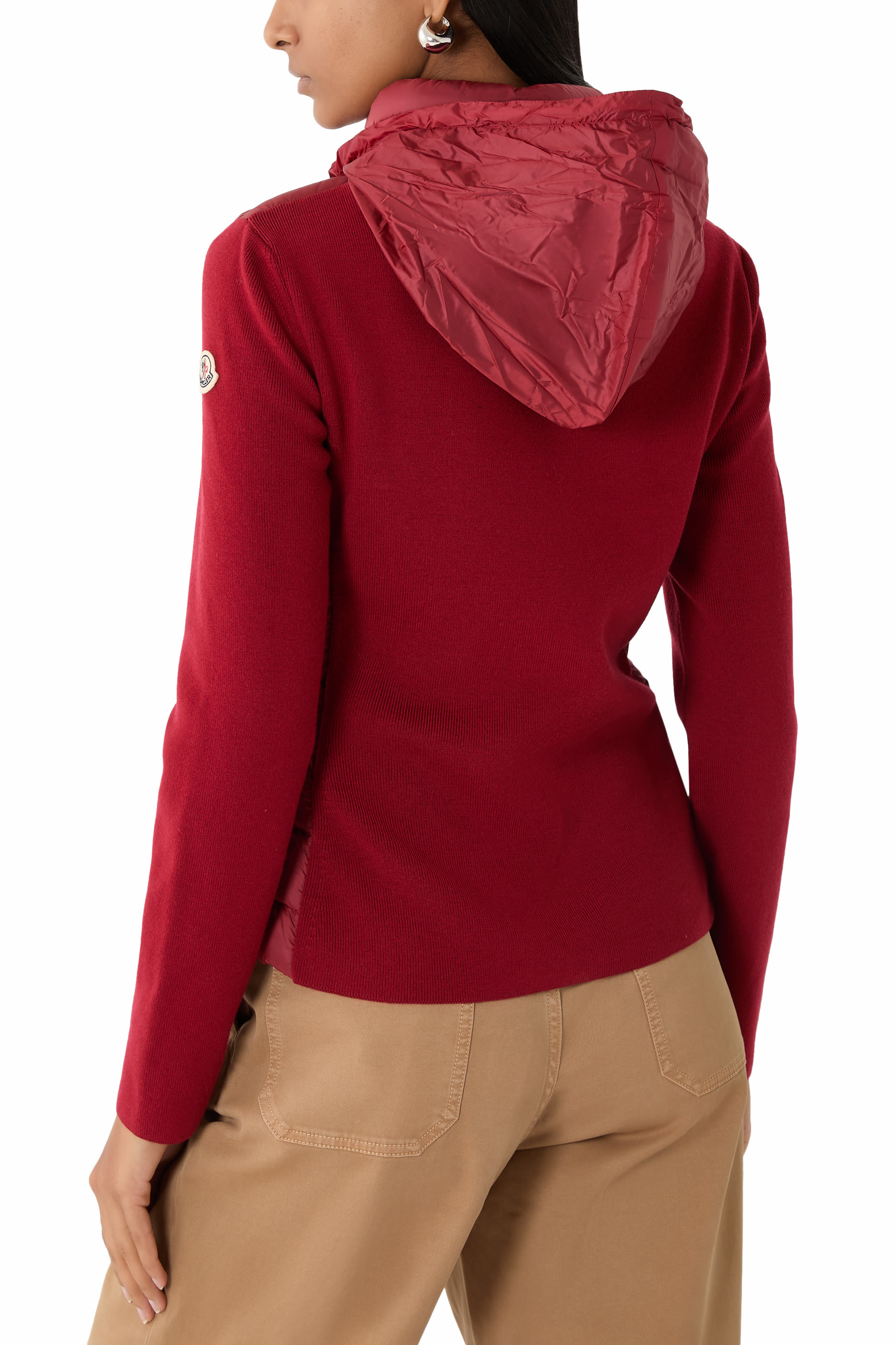 كارديغان مبطن صوف