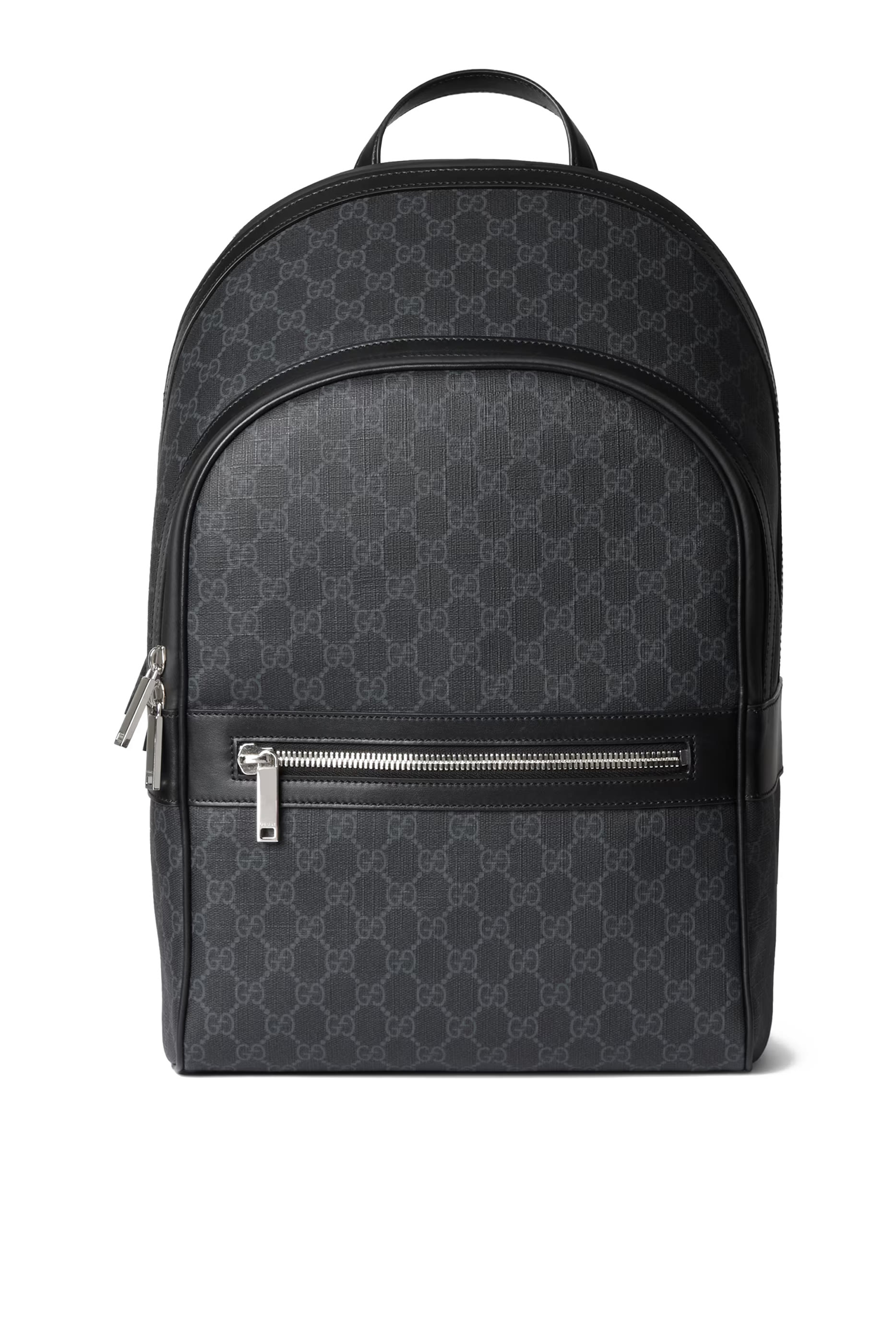 حقيبة ظهر بنقشة حرفي شعار الماركة