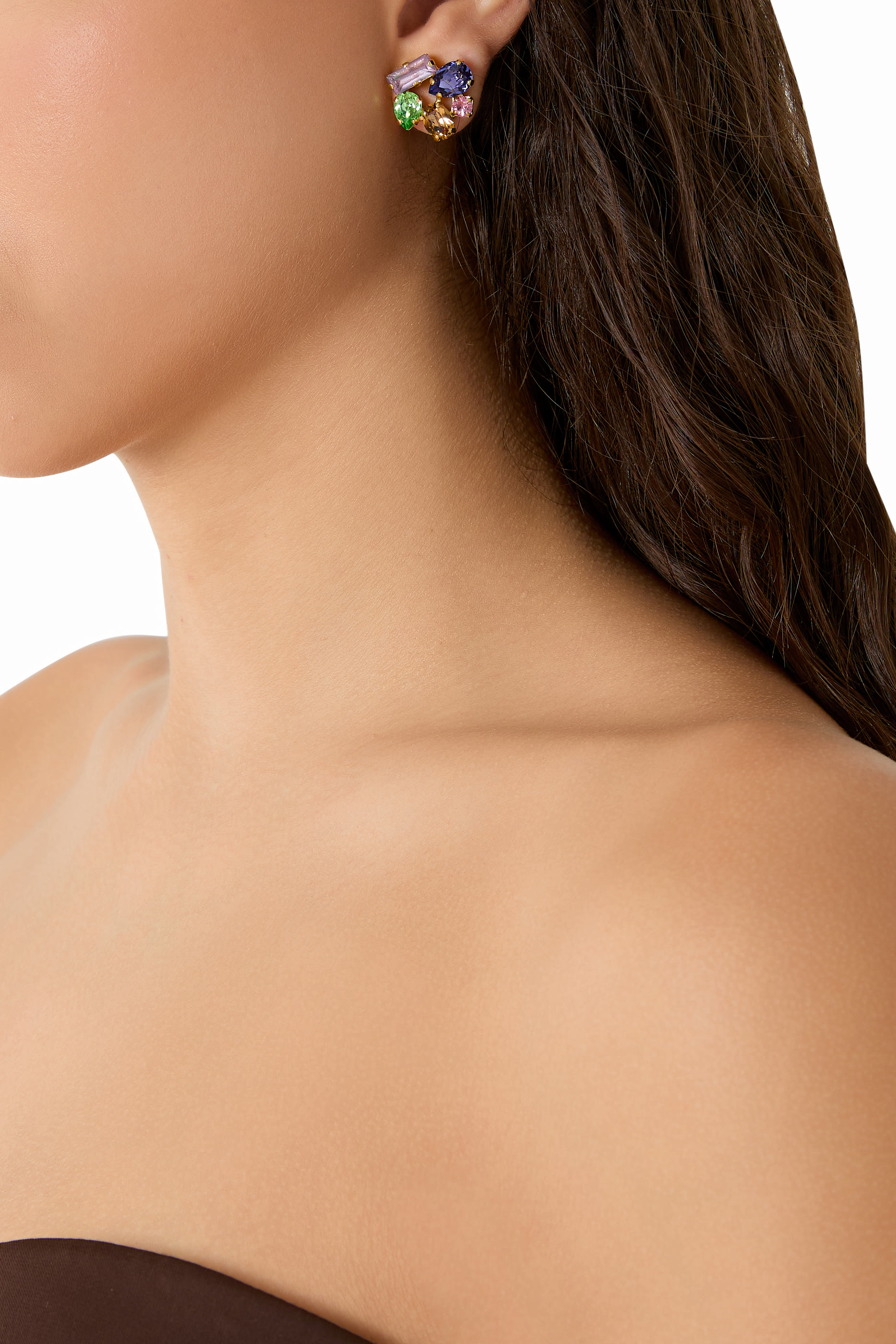 أقراط نويل بأحجار