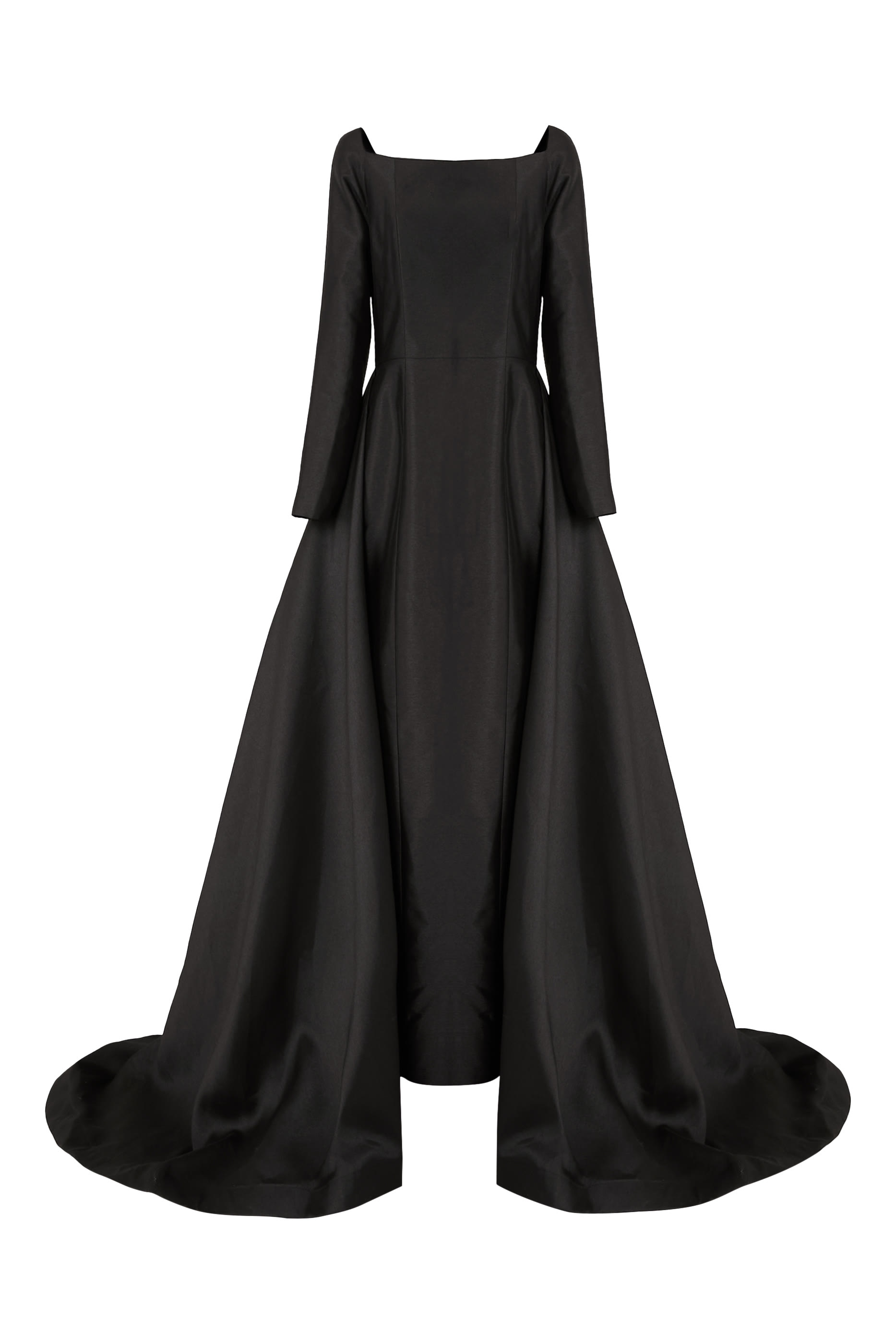 فستان بلا حمالات ستان