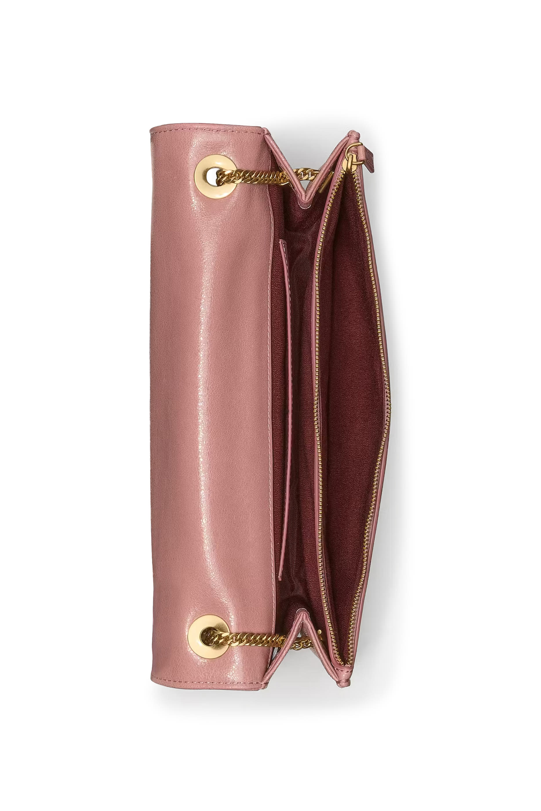 حقيبة كتف ديكو جلد ناعم لامع