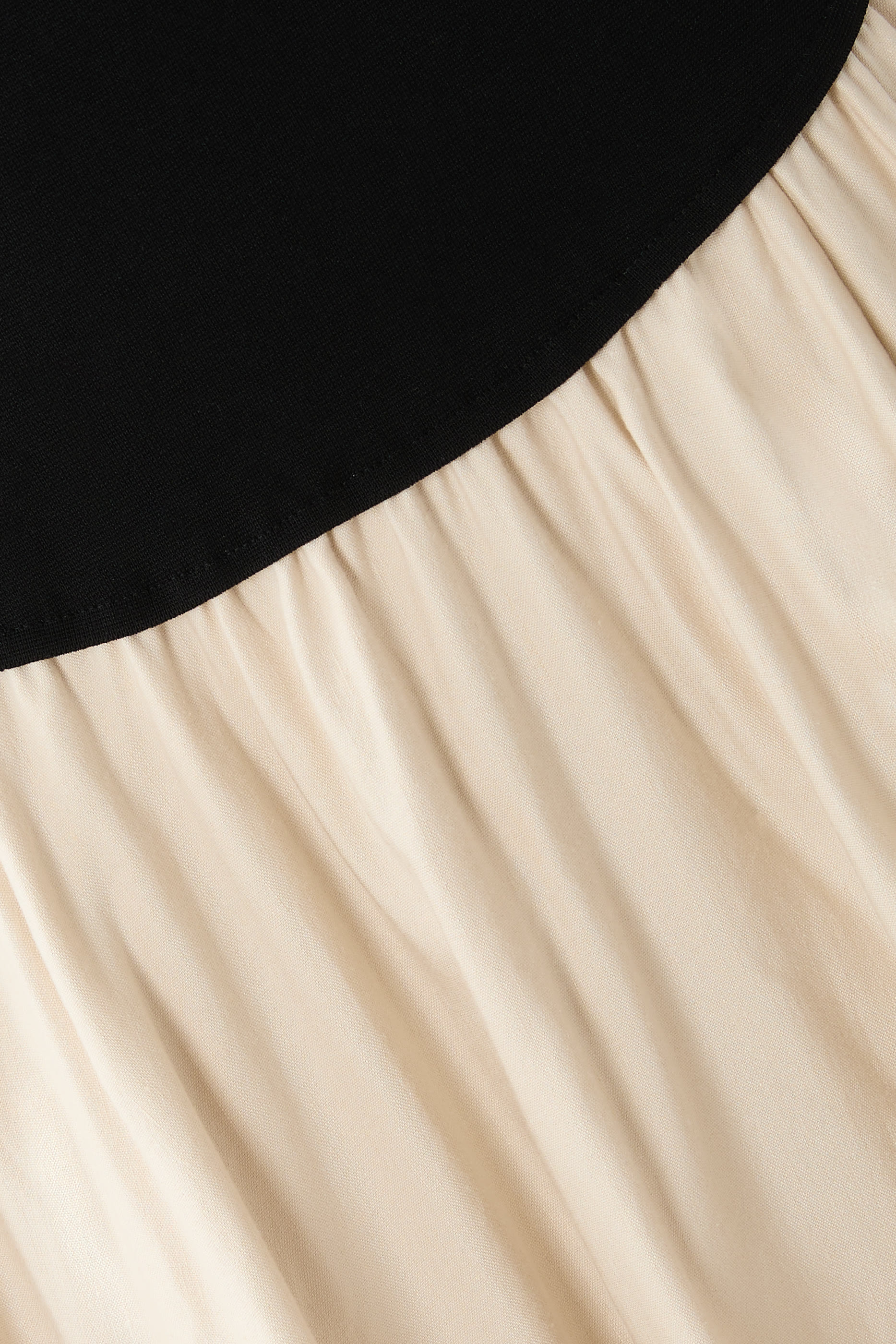 فستان أدلاين متوسط الطول كتان منسوج