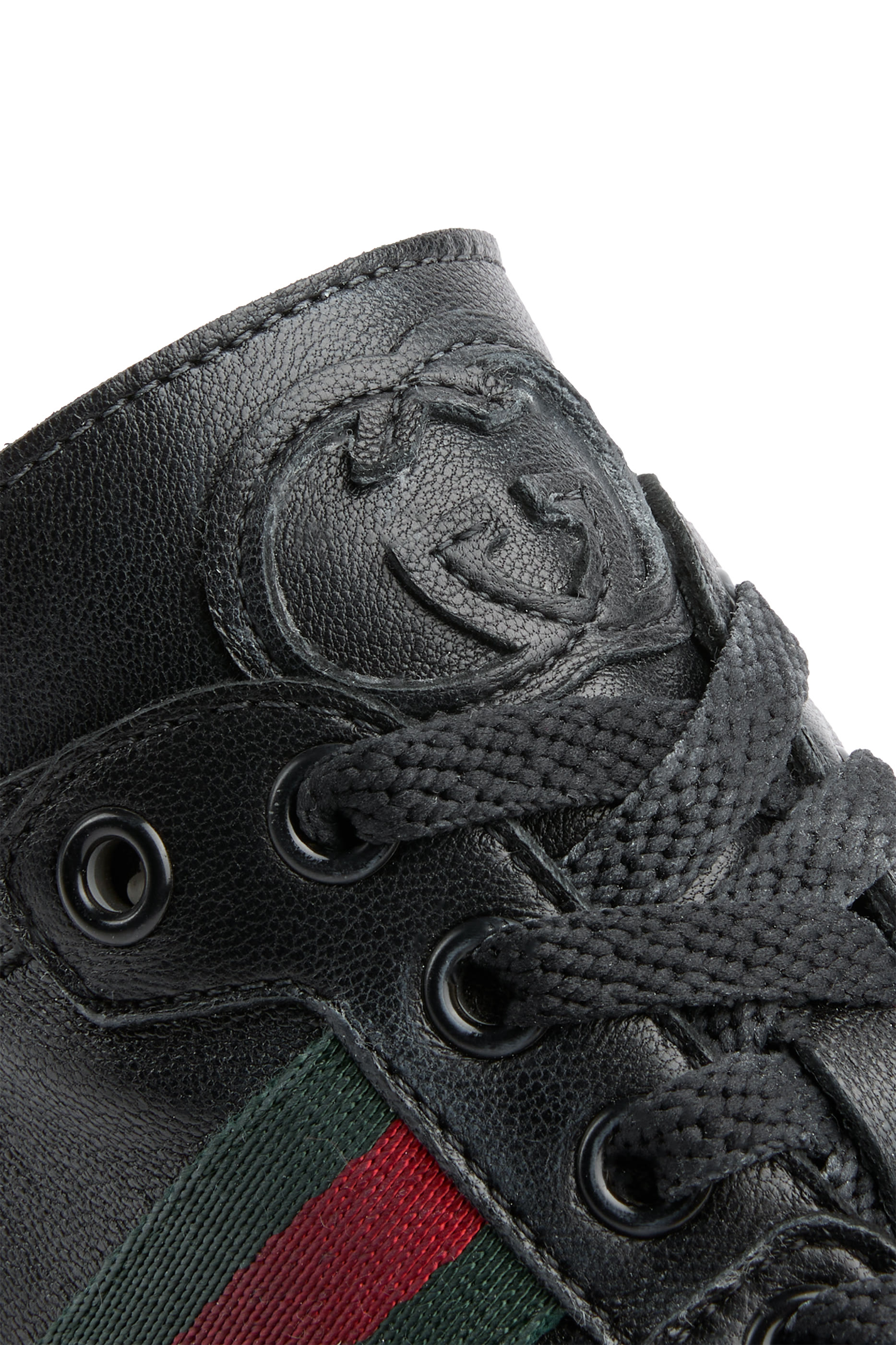 سنيكرز بكاحل منخفض جلد مطاطي