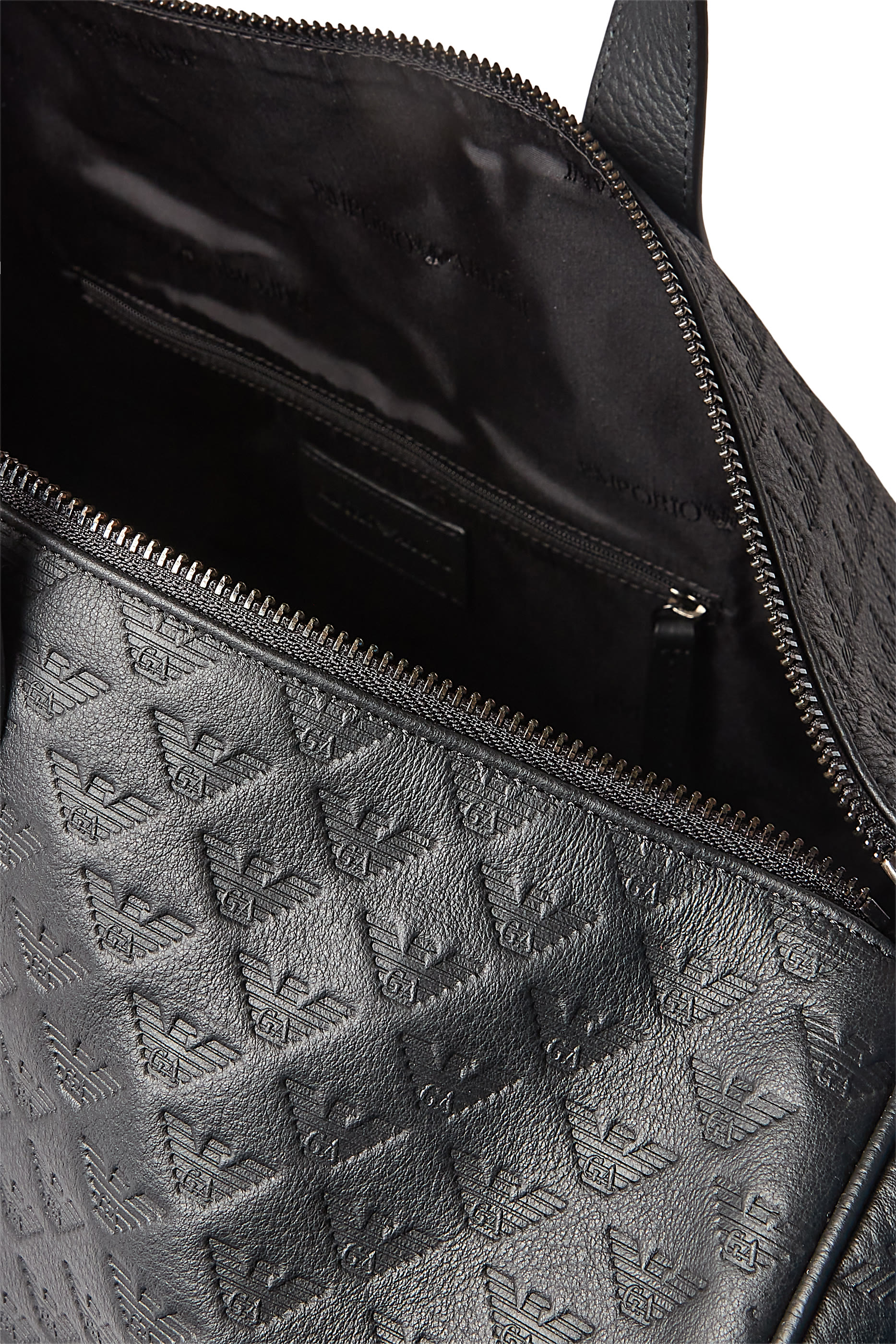 حقيبة دافل بنقشات شعار النسر