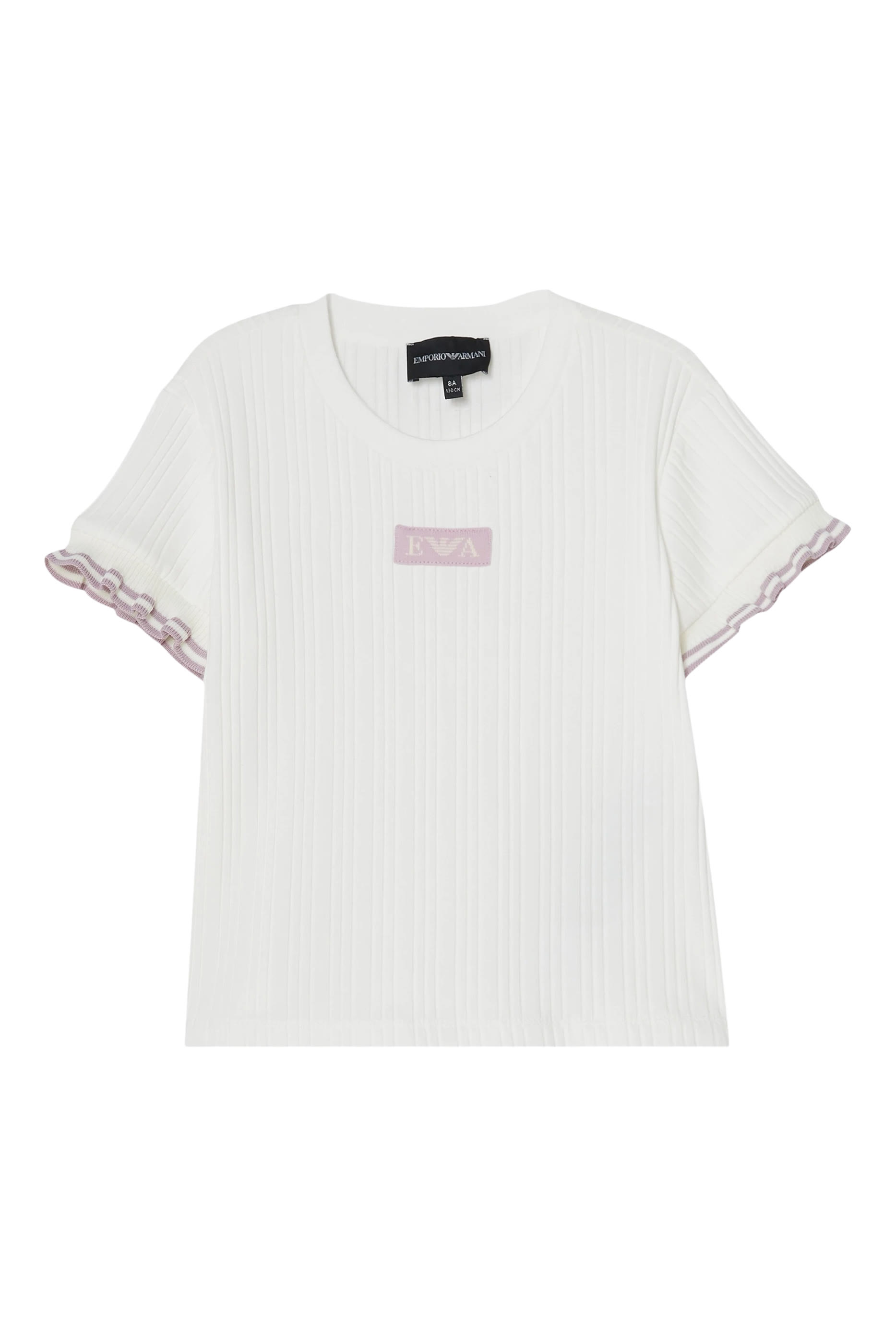 سترة نسيج مضلع بشعار الماركة للأطفال