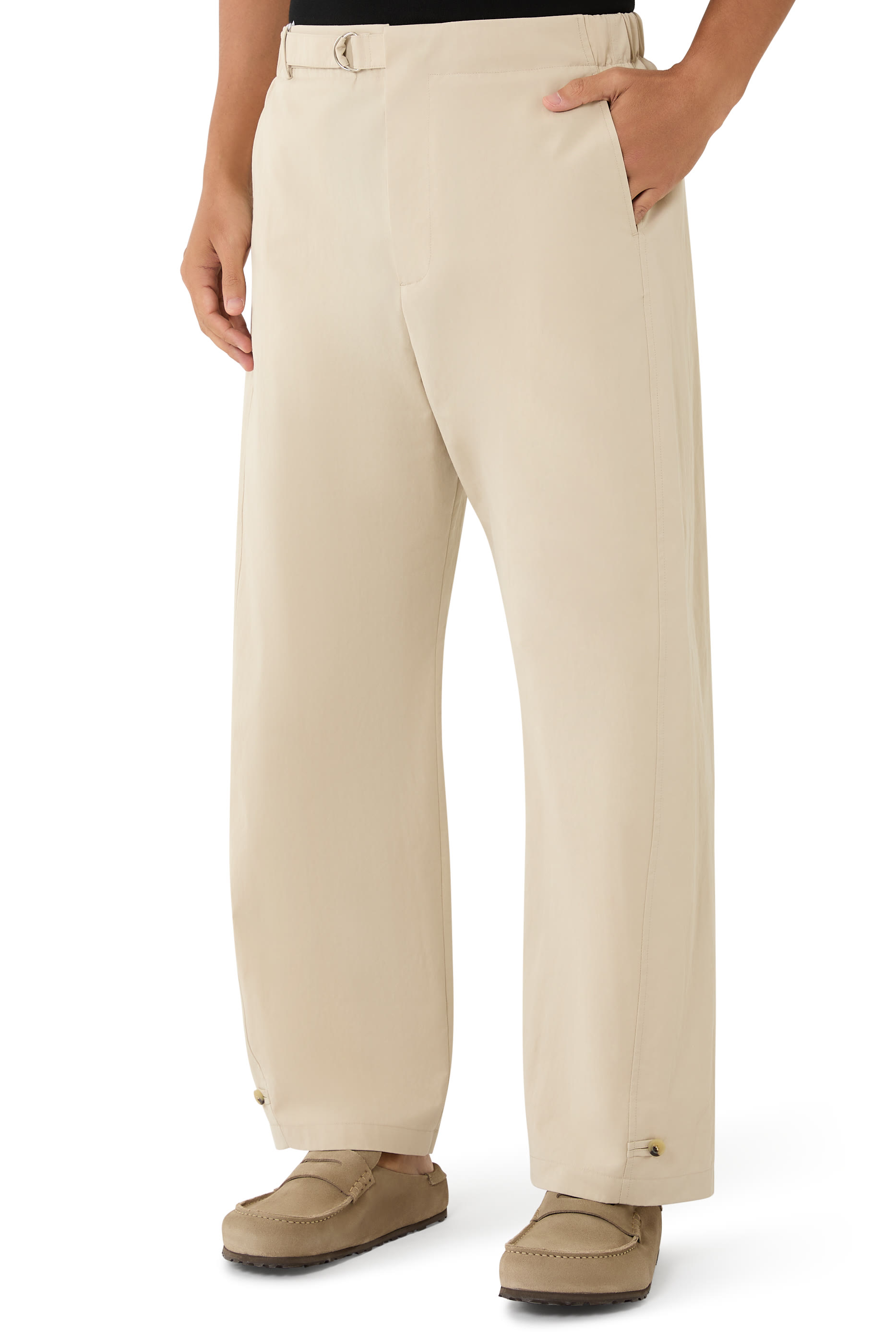 بنطال بحزام قابل للتعديل