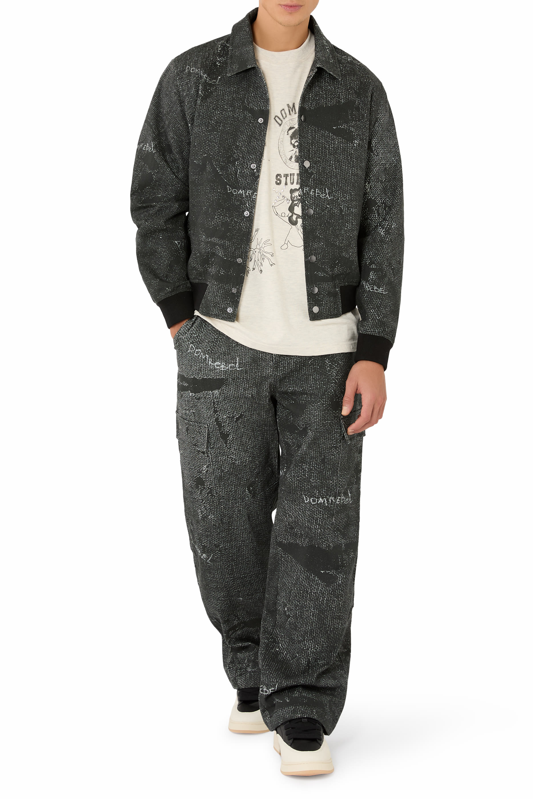 Painted Bomber Jacket 