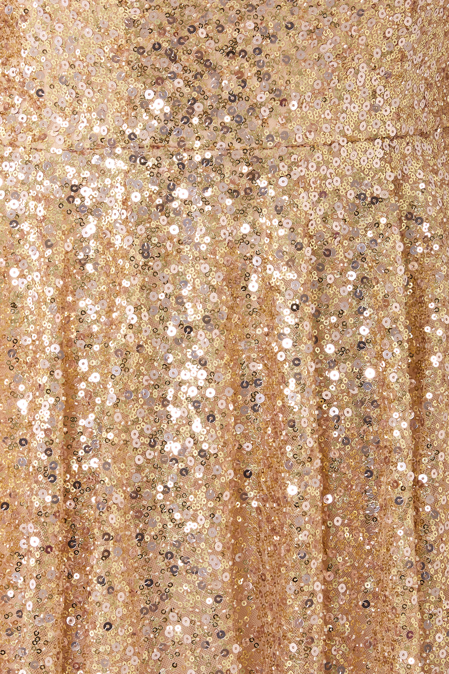  Off-Shoulder Sequin Gown