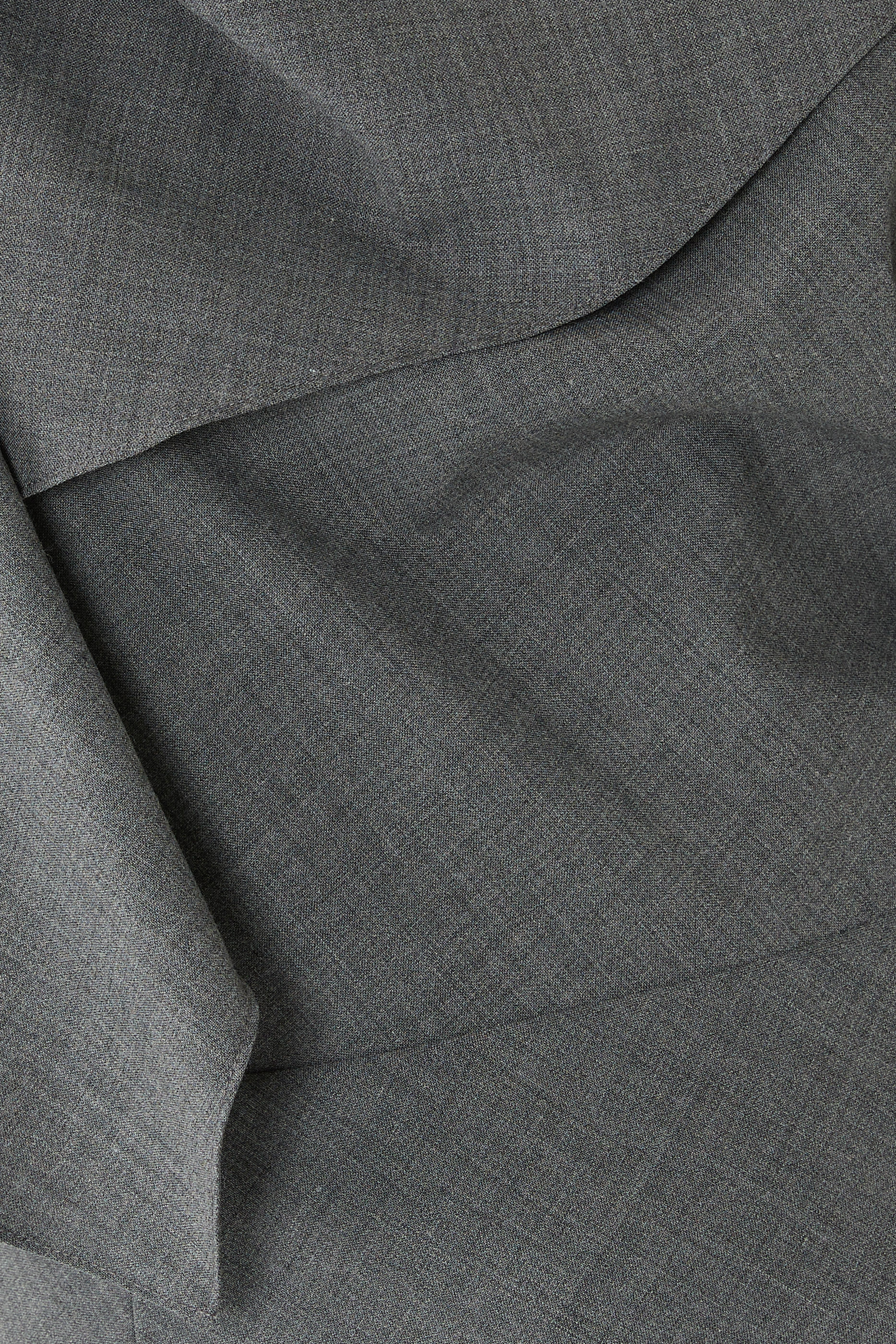 فستان بجزء مطوي صوف