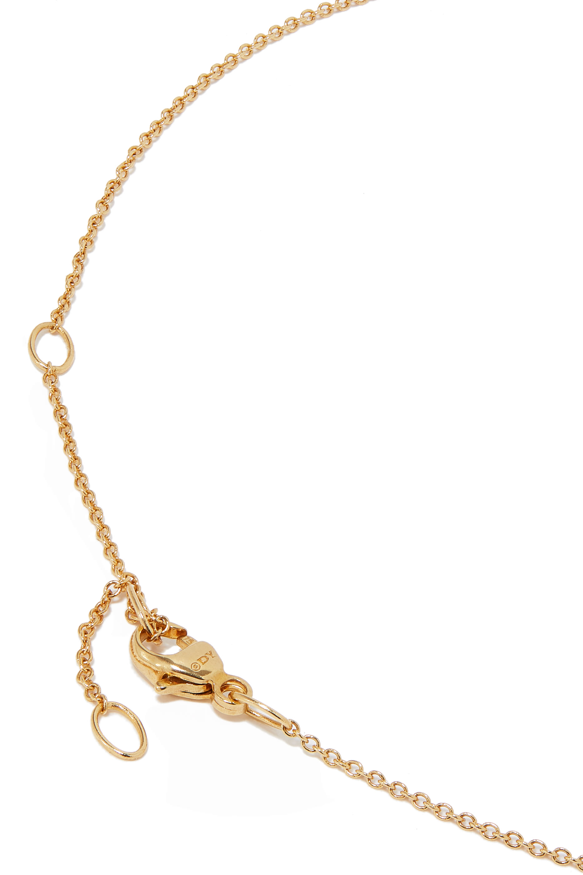 قلادة بدلاية بتصميم قلب مرصع بالماس بافيه