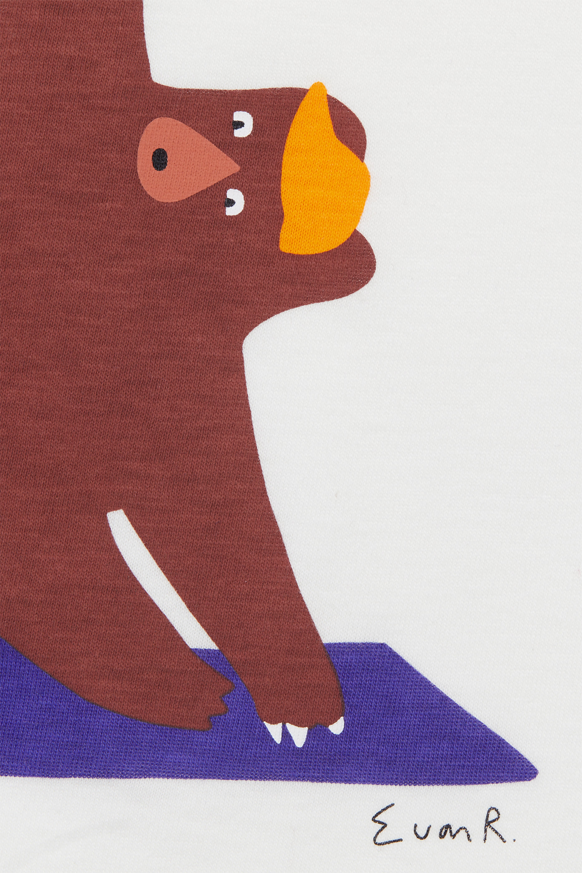 تيشيرت مزين بطبعات قطن للأطفال