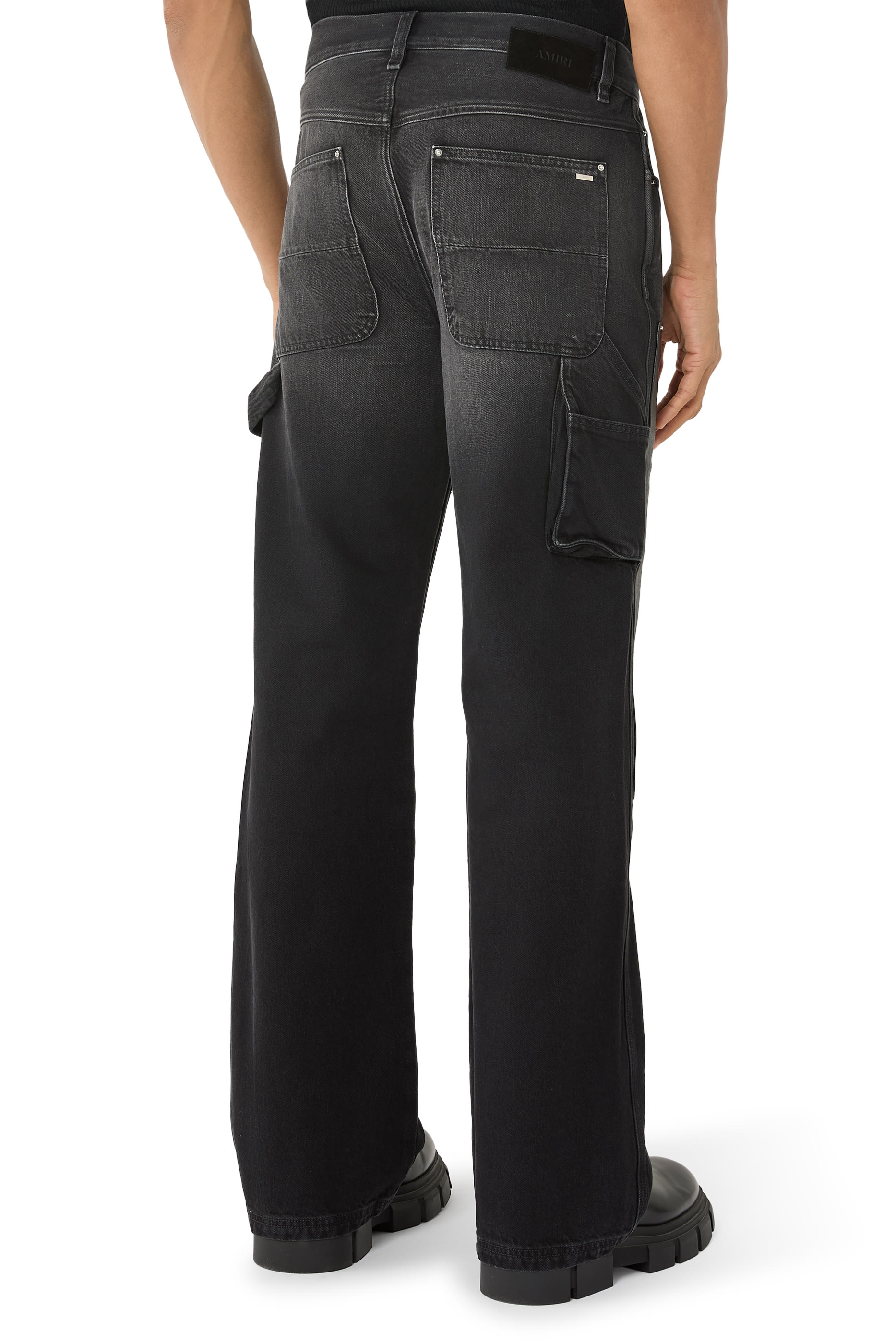 بنطال جينز كاربنتر بنقشة جلد التمساح