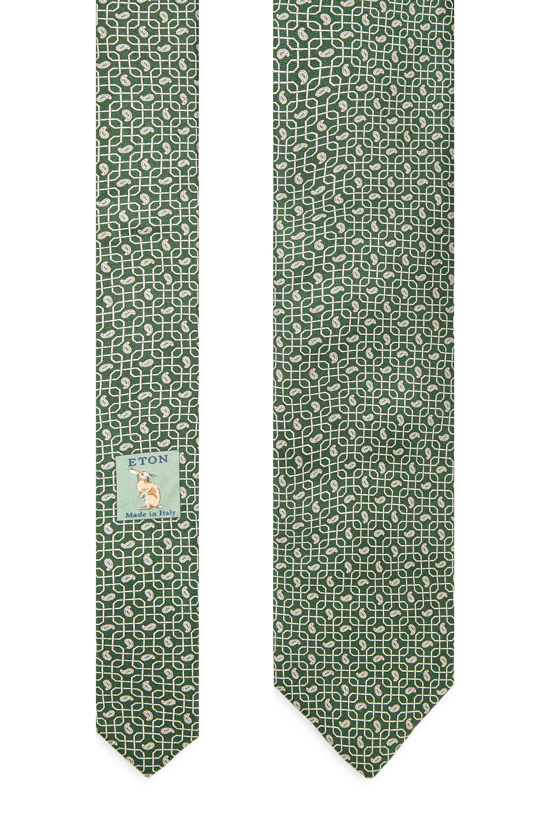 ربطة عنق حرير بنقشة بيزلي