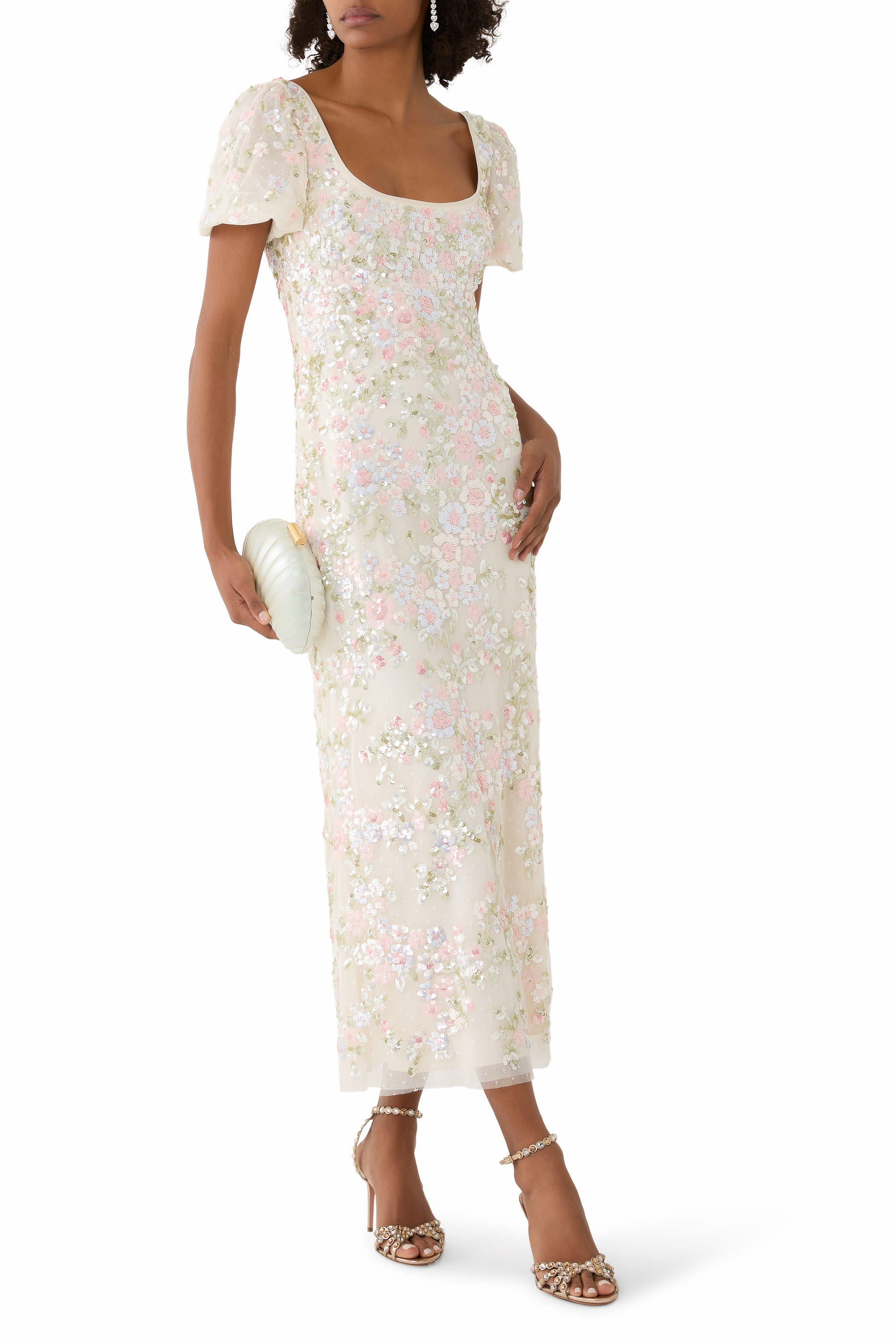 فستان سهرة دريم جارلاند مطرز بترتر