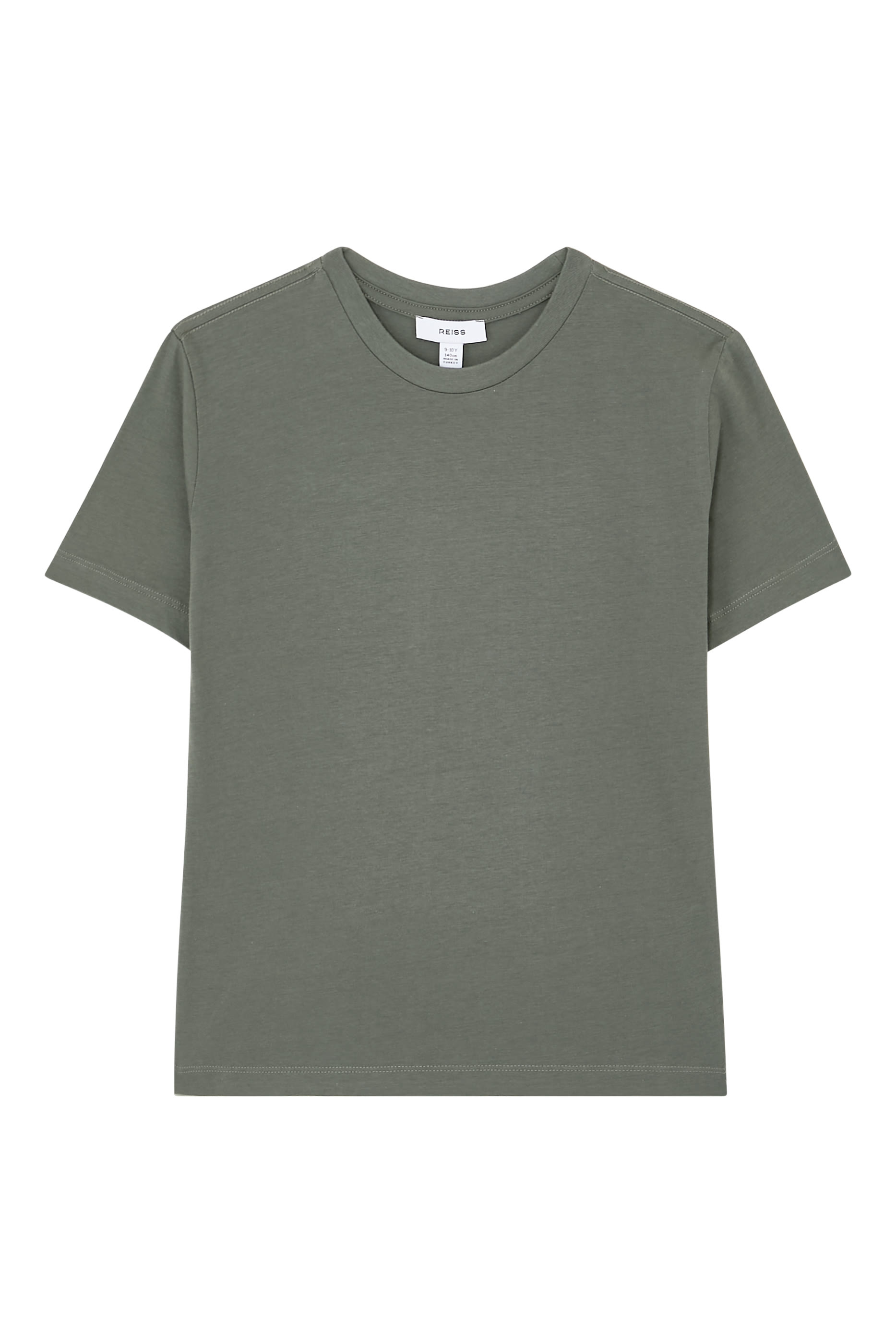 تيشيرت بياقة ضيقة قطن للأطفال