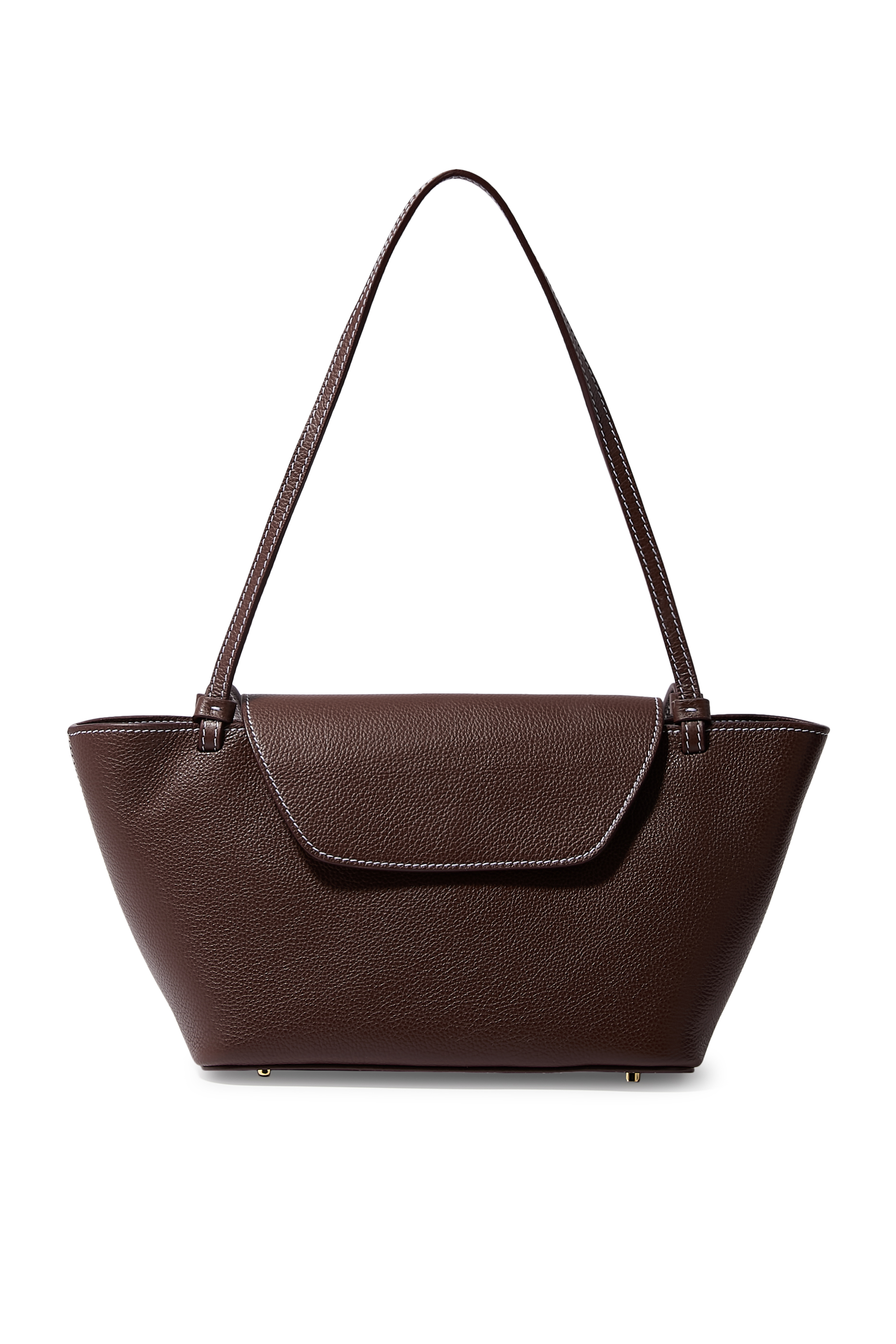 حقيبة يد كورير جلد بارز الملمس