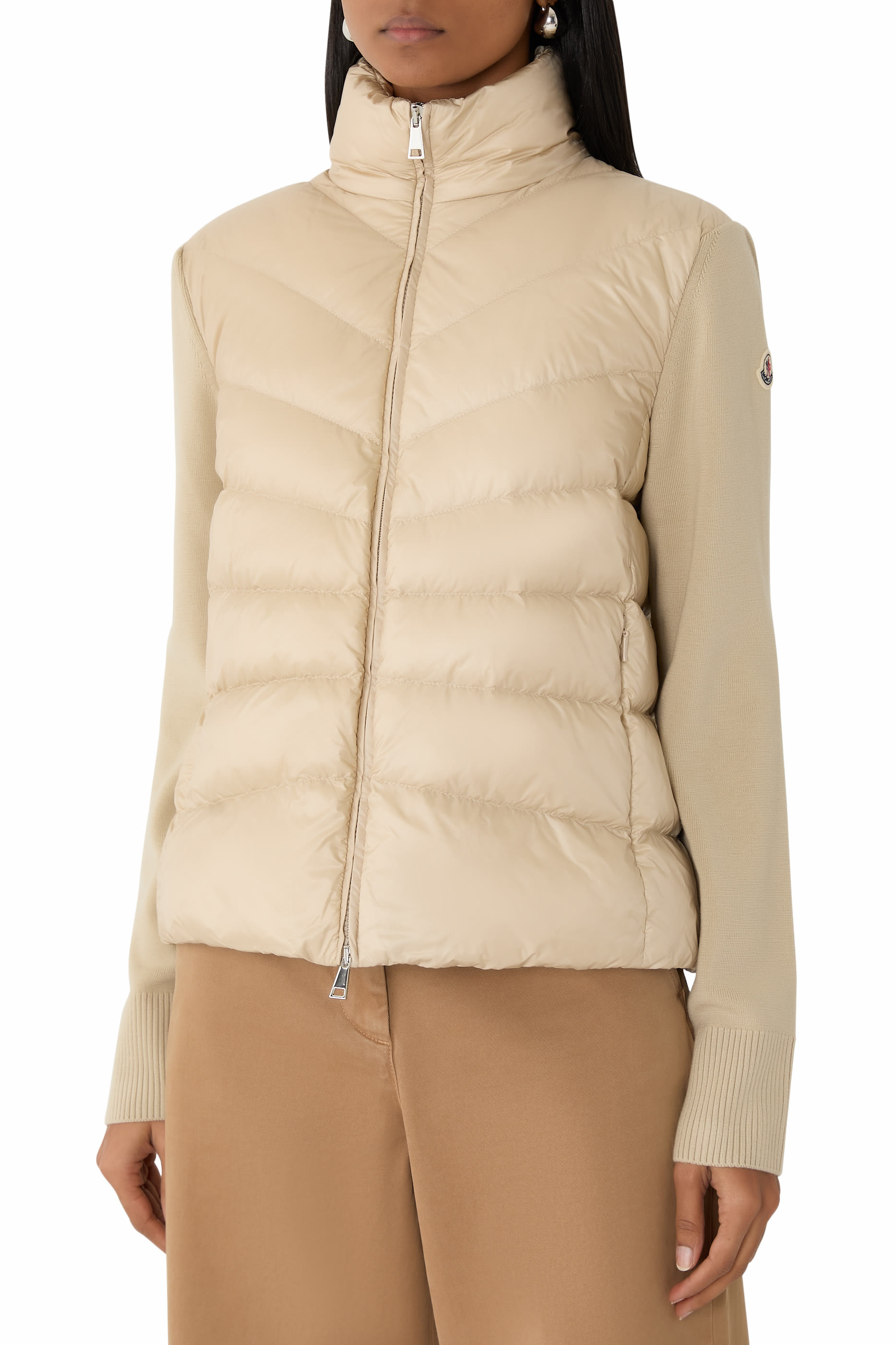 كارديغان مبطن صوف