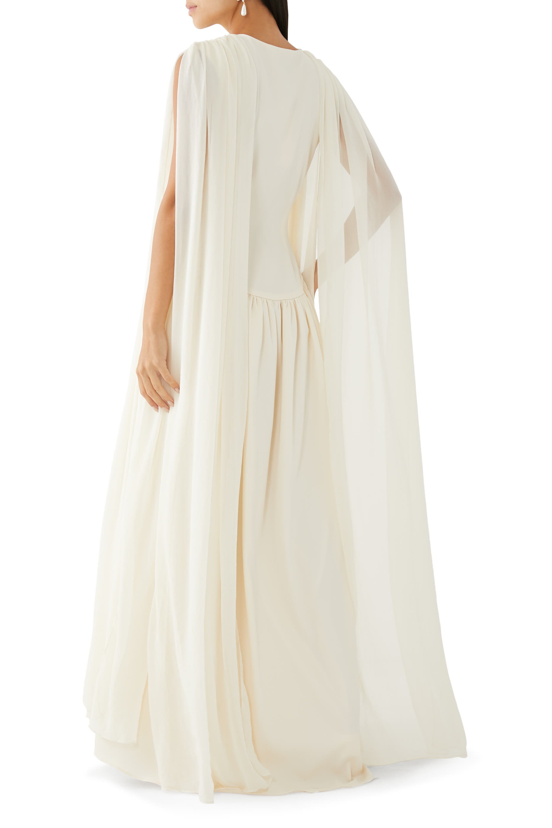 فستان سهاب بأجزاء بتصميم وشاح null