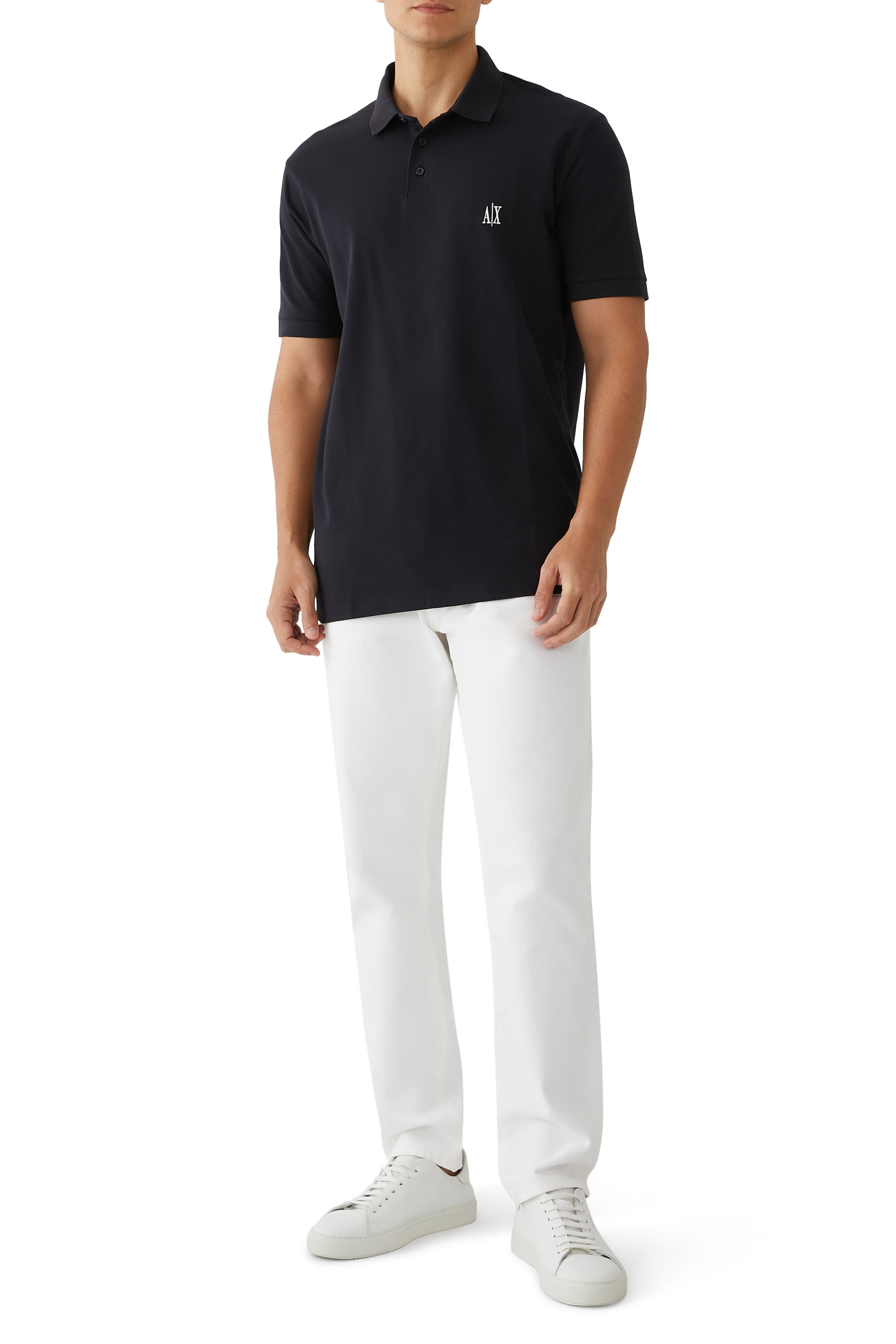 قميص بولو بشعار الماركة